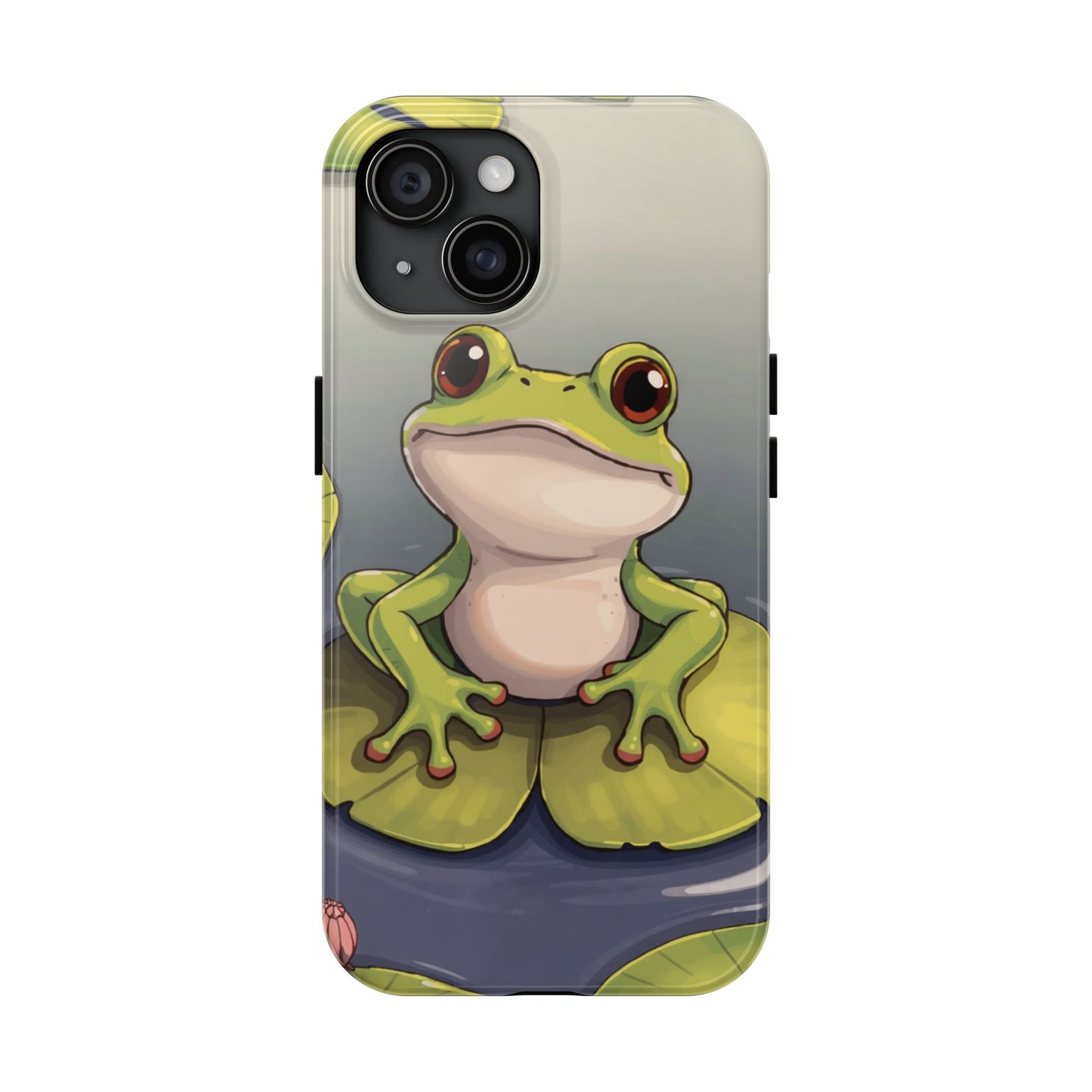 Cute Frog Tough Phone Case - Durable Protection with Nature Vibe