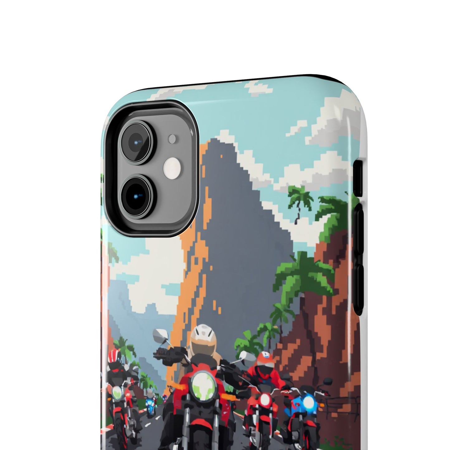 Retro Biker Tough Phone Case - Perfect for Motorcycle Lovers