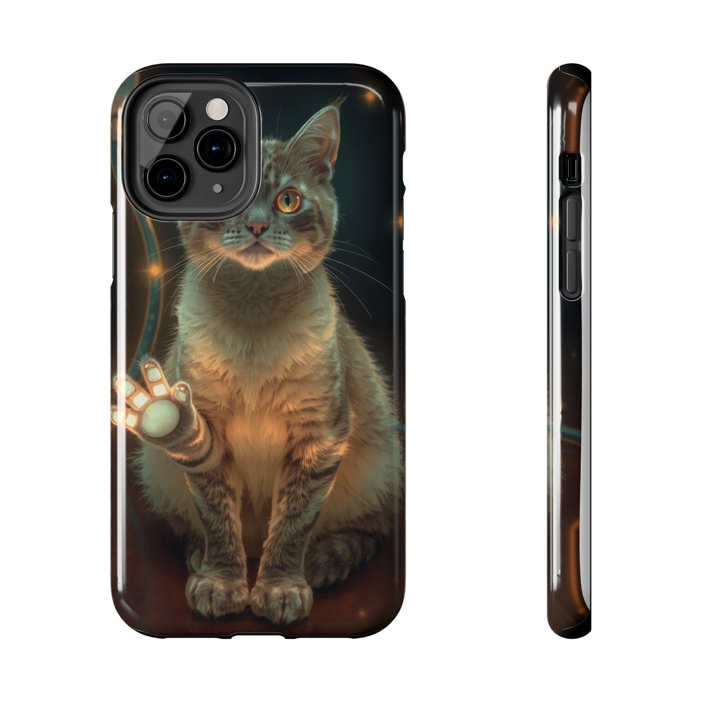 Whimsical Cat Phone Case | Tough Phone Cases for Cat Lovers, Pet Accessories, Gift for Cat Owners, Cute Phone Cover, Personalized Tech