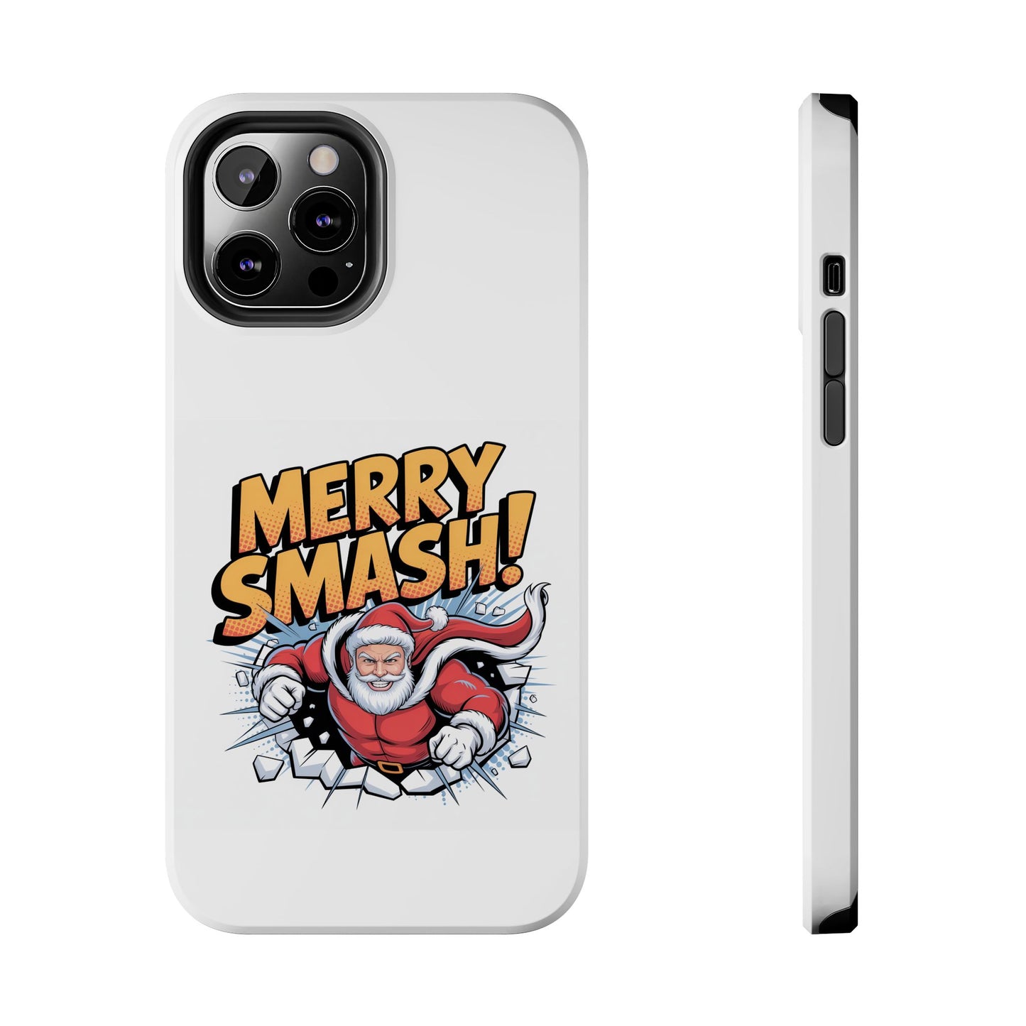 Santa Merry Smash Phone Case