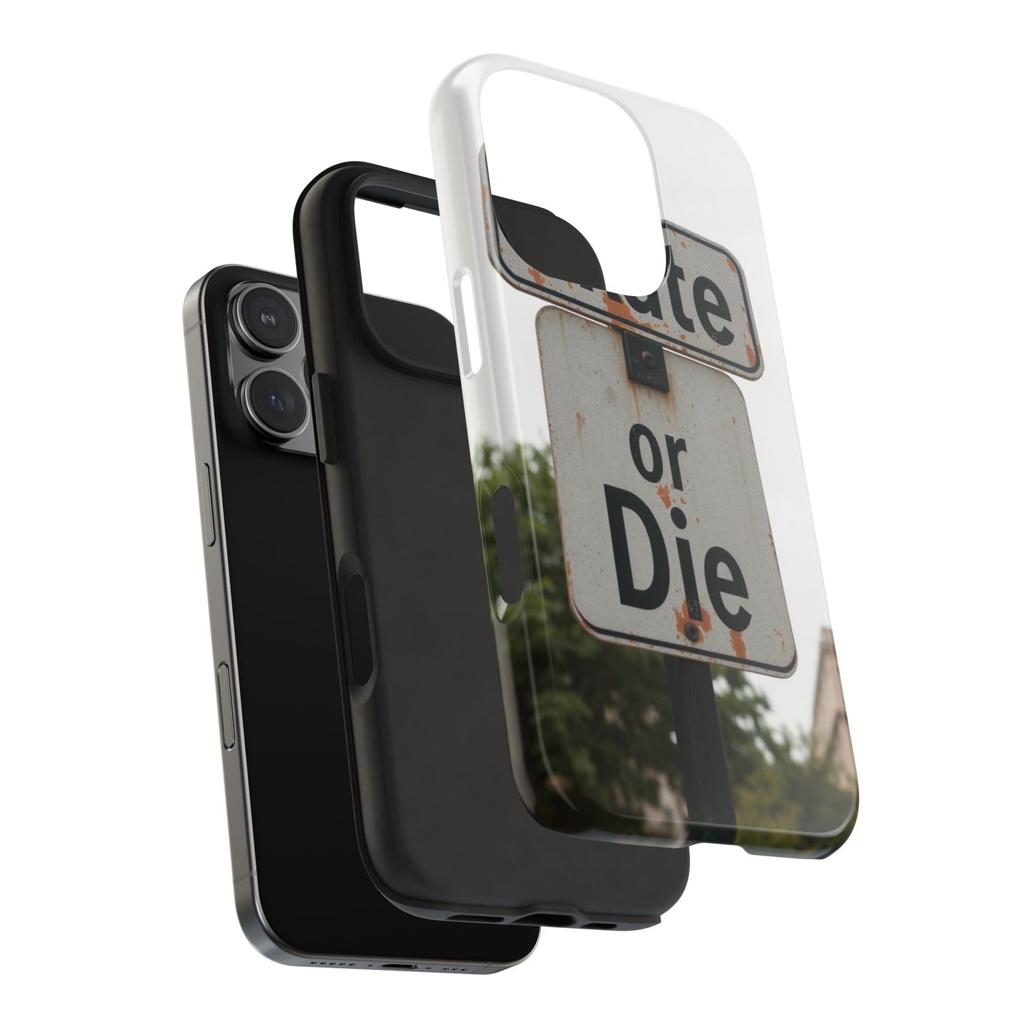 Skate or Die Tough Phone Case - Durable Protection for Skaters