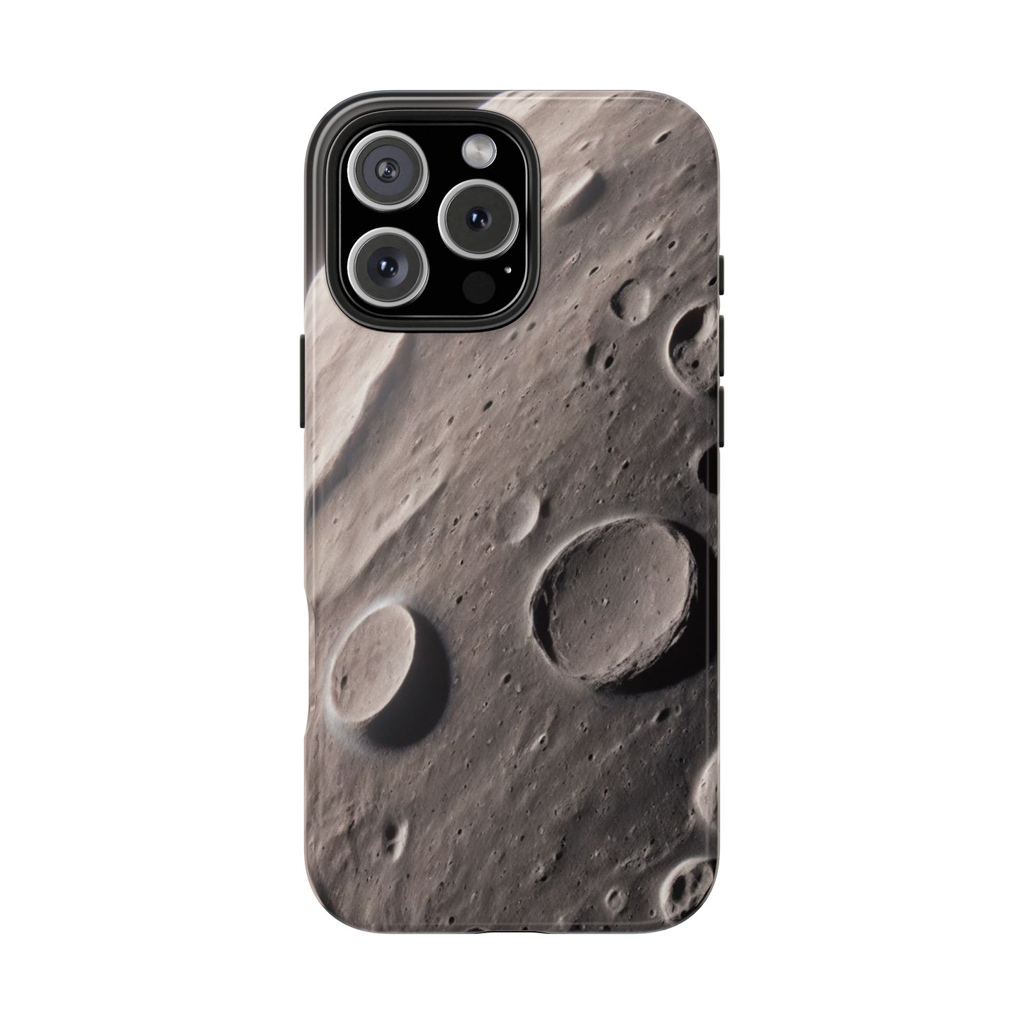 Celestial Moon Surface Tough Phone Case | Durable Space-Themed Design - for iPhone