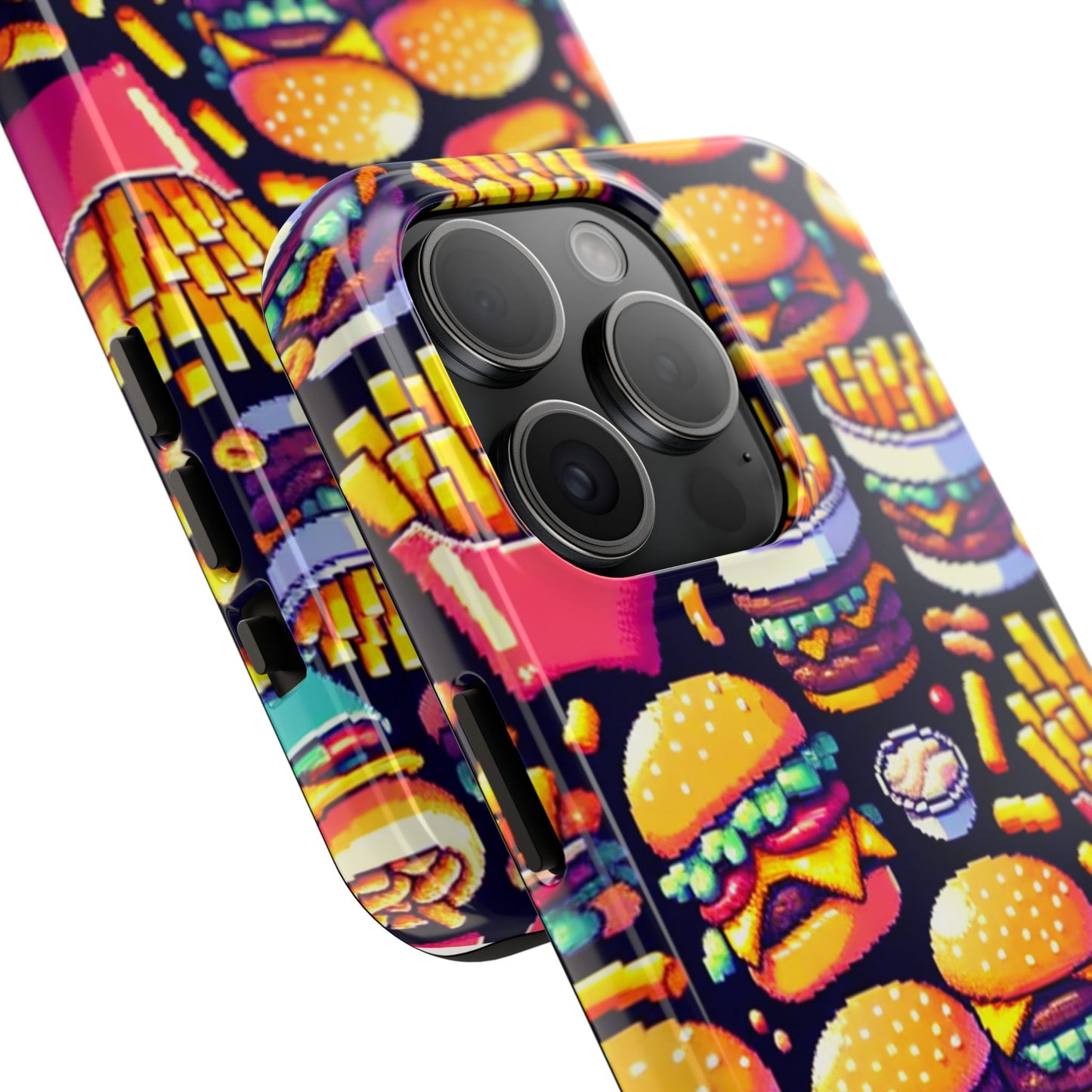 Retro Fast Food Phone Case - Tough and Durable - for iPhone