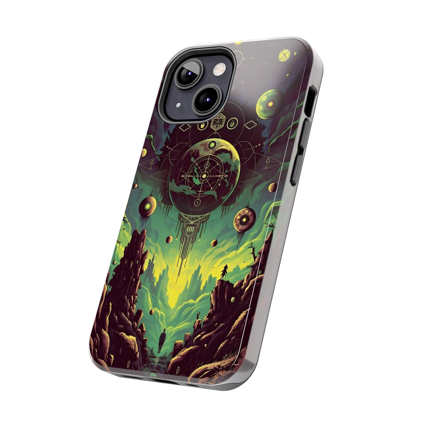 Cosmic Adventure Tough Phone Case - Galaxy Design for Space Enthusiasts - for iPhone