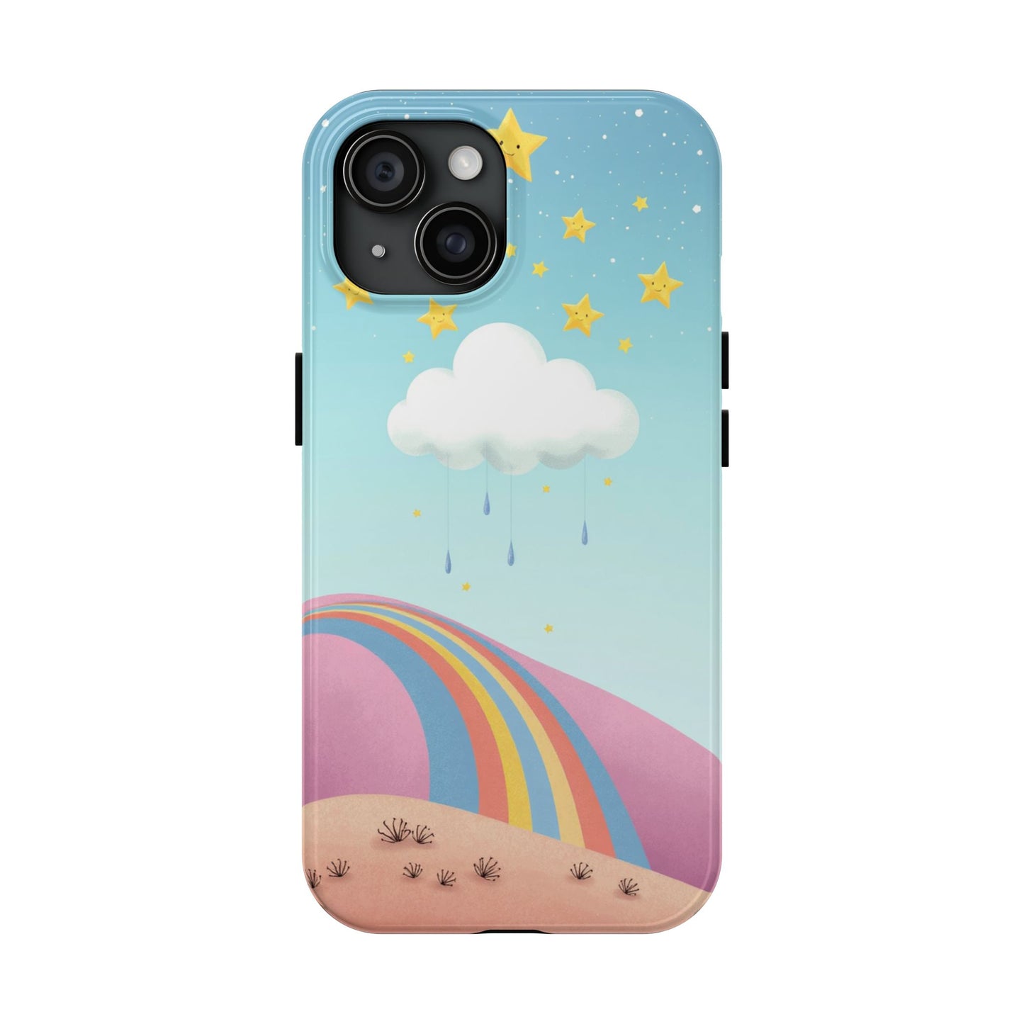 Colorful Rainbow Phone Case - Durable Tough Design for Adventurers