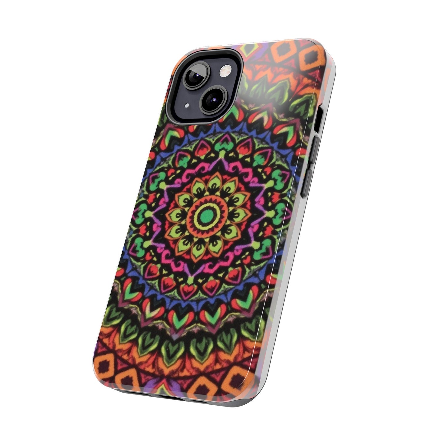 Colorful Mandala Tough Phone Case - Vibrant Designs for Trendy Protection - for iPhone