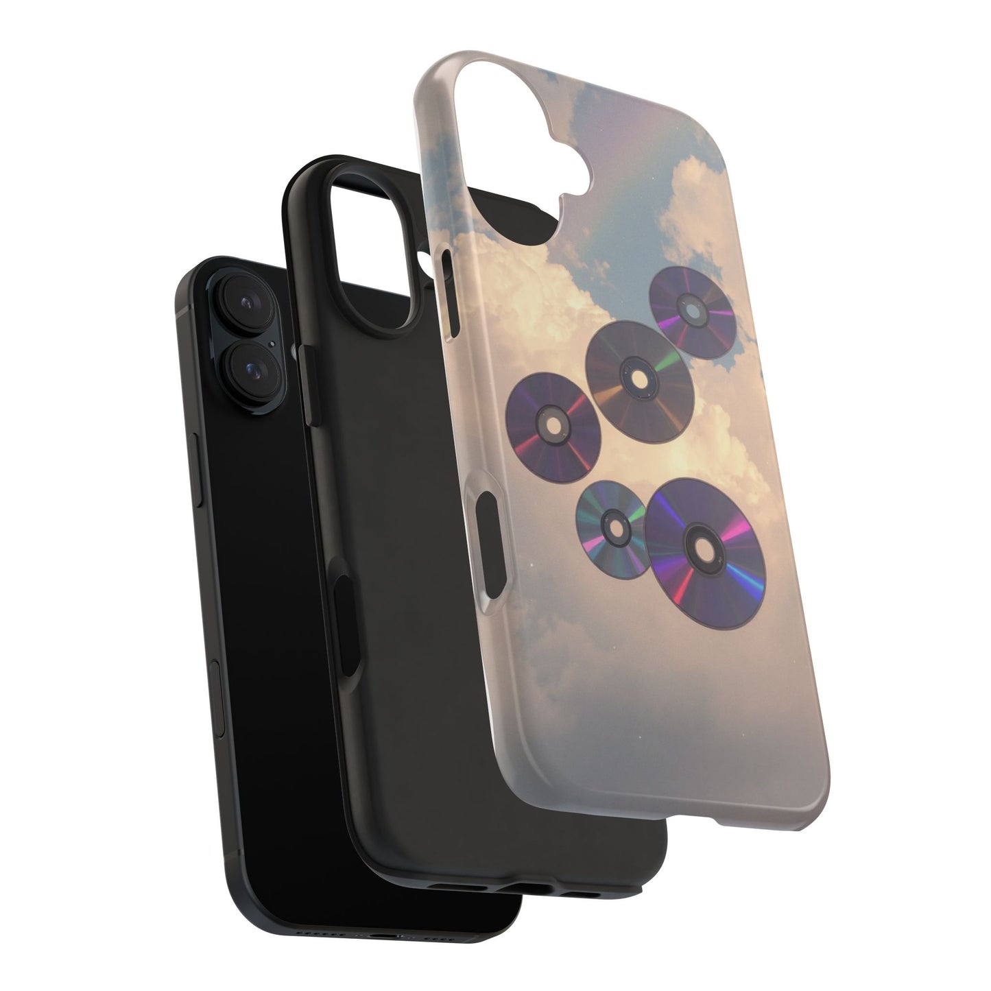 Vibrant Cloud CD Tough Phone Case - Durable and Stylish