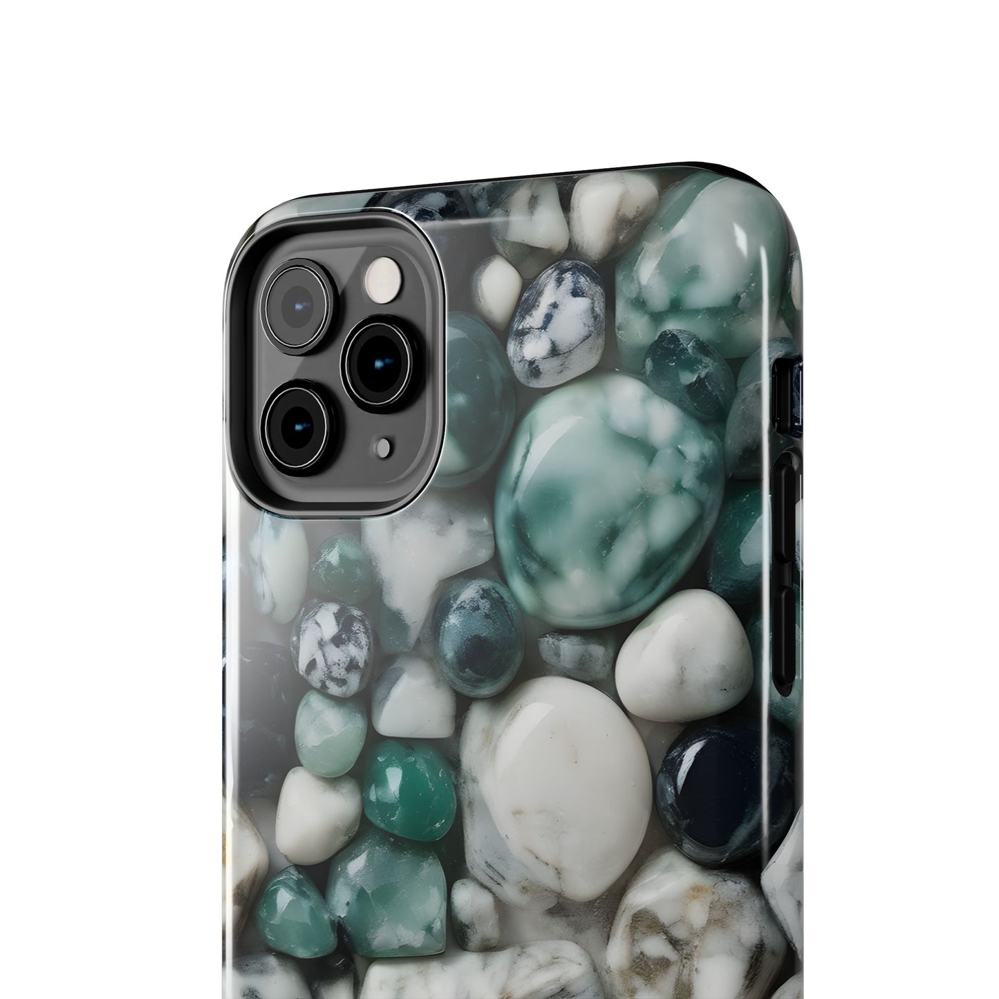 Small Rocks Pattern Tough Phone Case - Stylish & Durable Protection - for iPhone