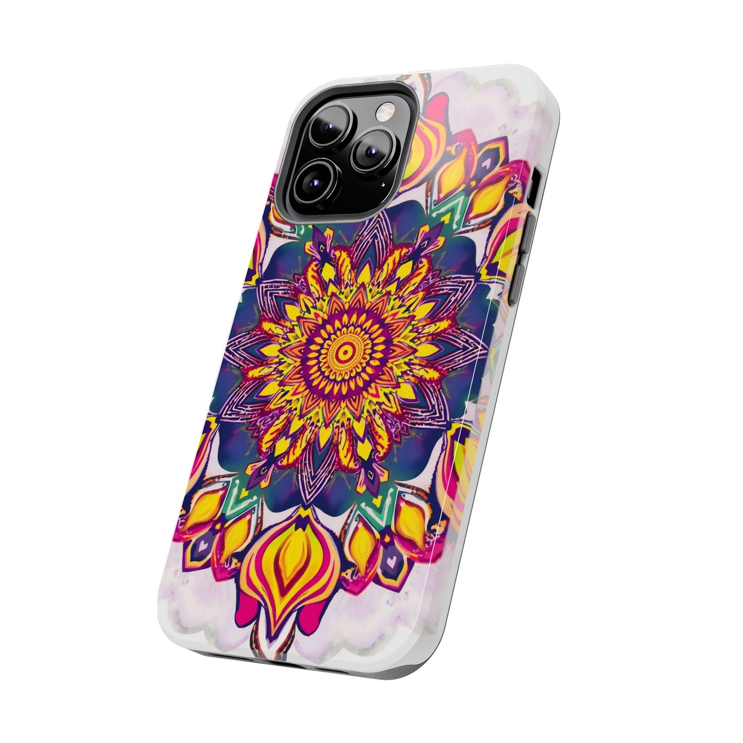 Vibrant Mandala Tough Phone Case - Boho Style Protection - for iPhone