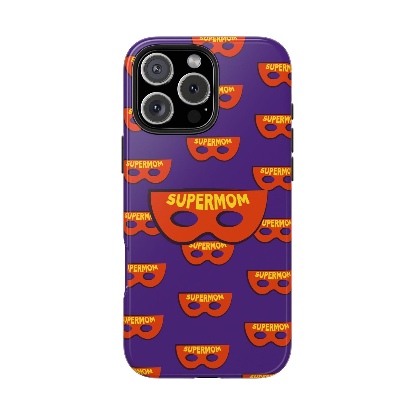 Supermom Tough Phone Case - Durable Protection with Fun Design - for iPhone