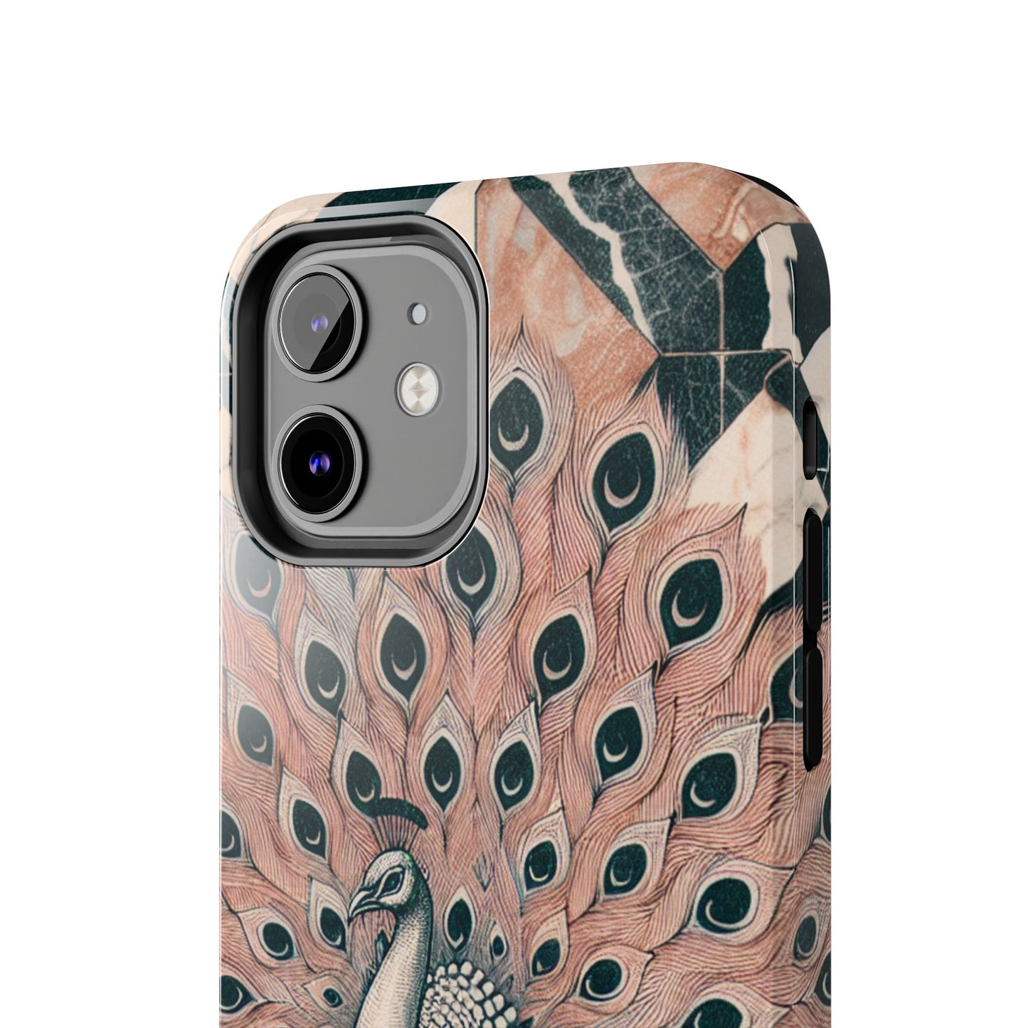 Peacock Tough Phone Case | Stylish & Durable Artwork - for iPhone