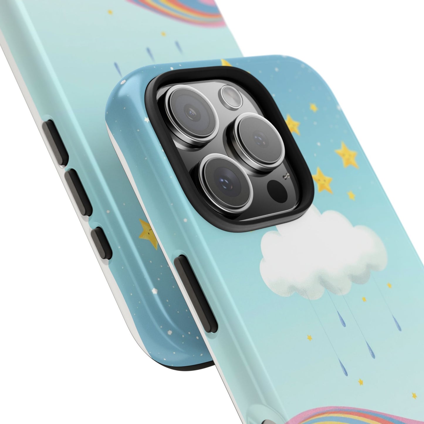 Colorful Rainbow Phone Case - Durable Tough Design for Adventurers