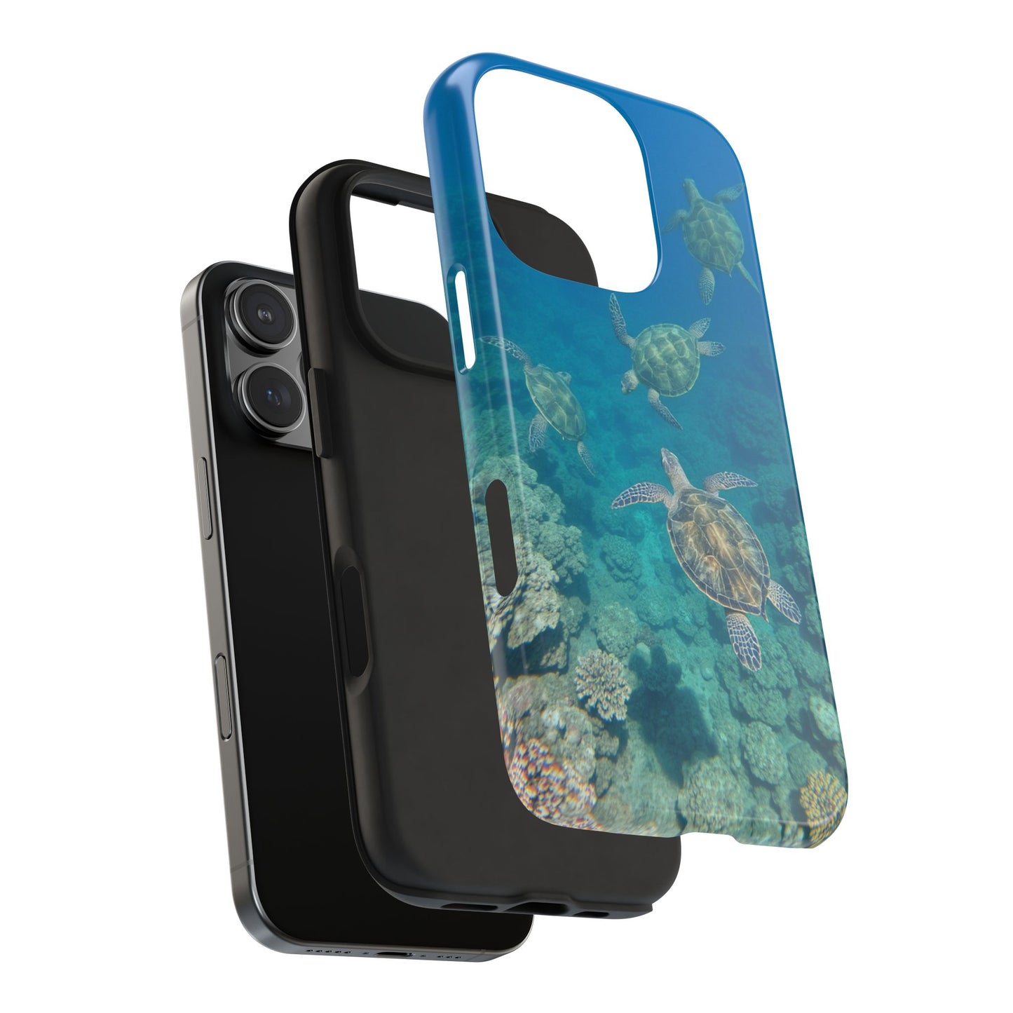 Ocean Turtle Tough Phone Cases - Durable Protection with Marine Art