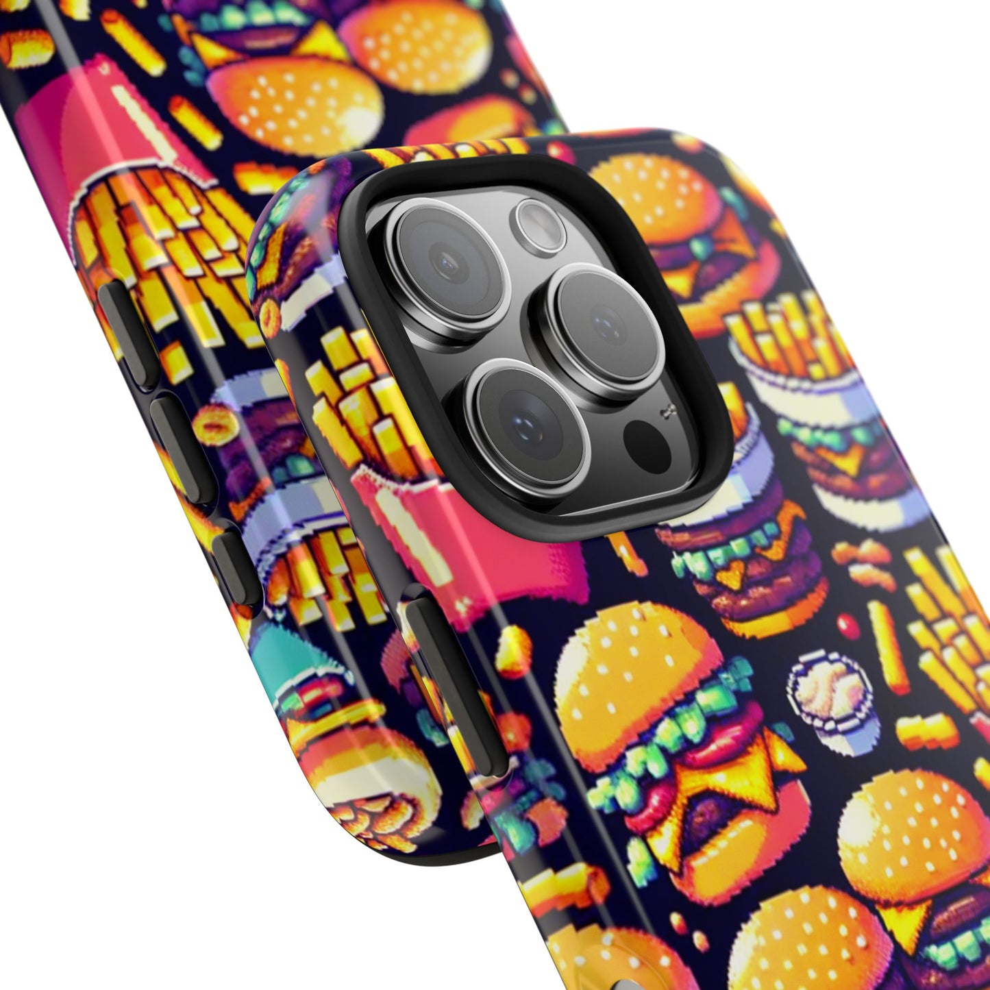 Retro Fast Food Phone Case - Tough and Durable - for iPhone