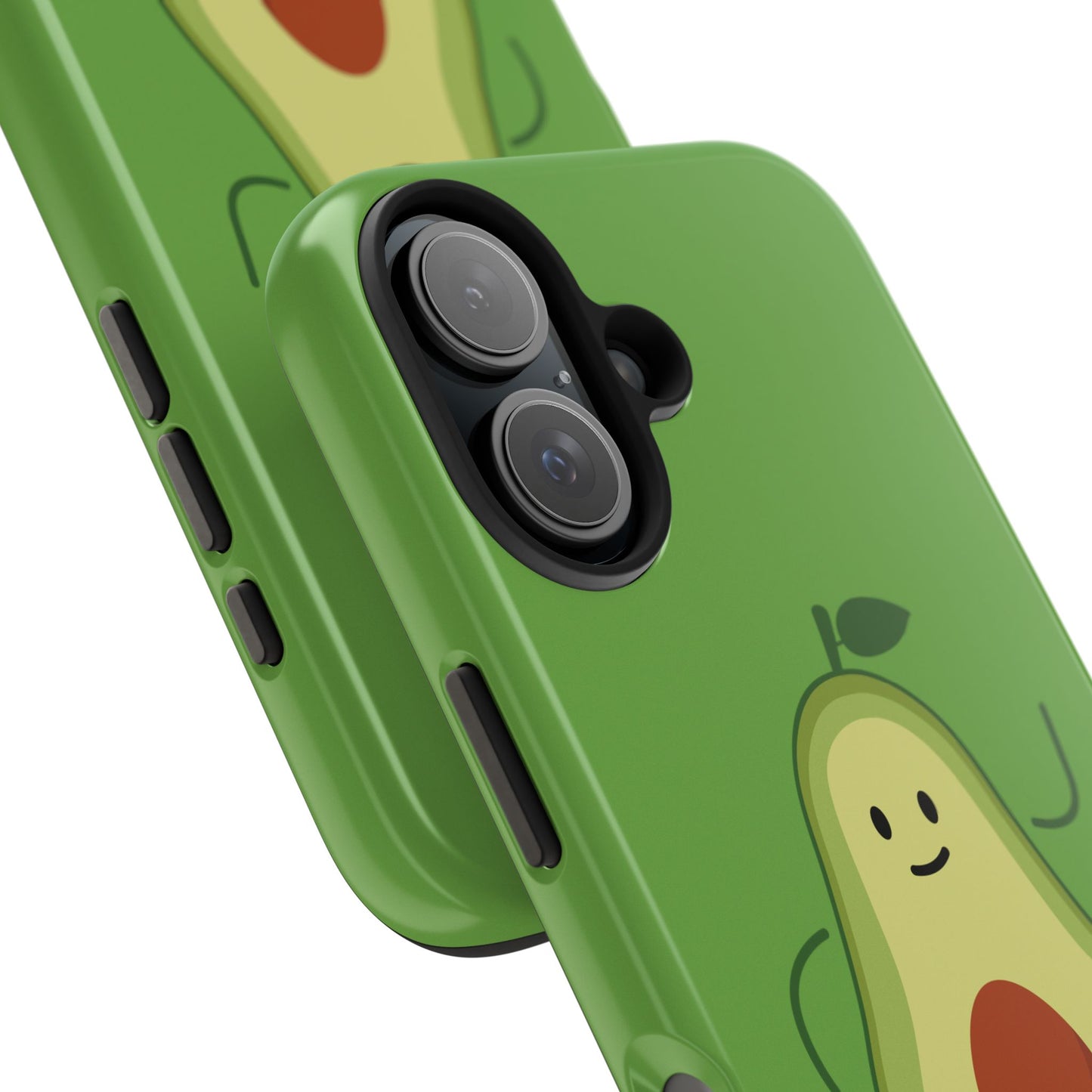 Vegan Avocado Tough Phone Case - Cute & Durable Phone Cover - for iPhone