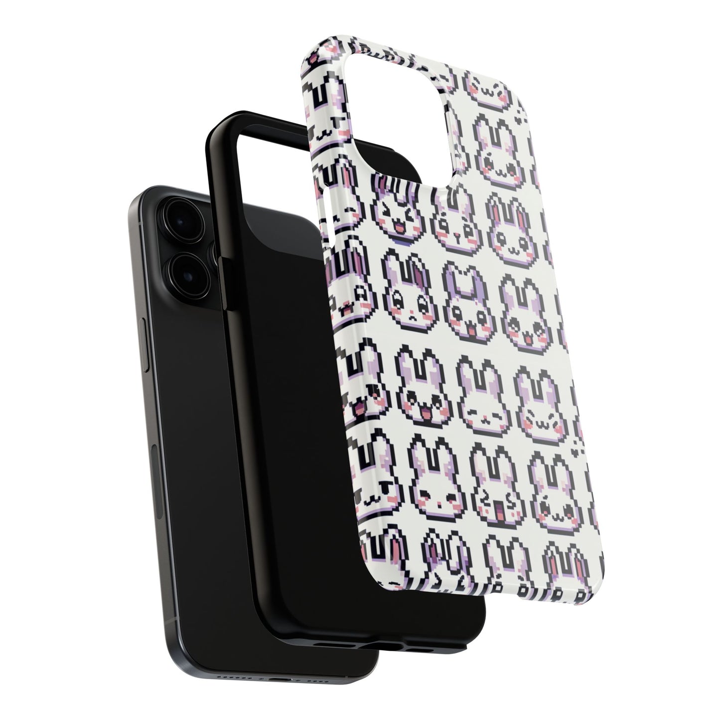 Cute Pixel Bunny Tough Phone Case - Stylish & Protective Cover for iPhone