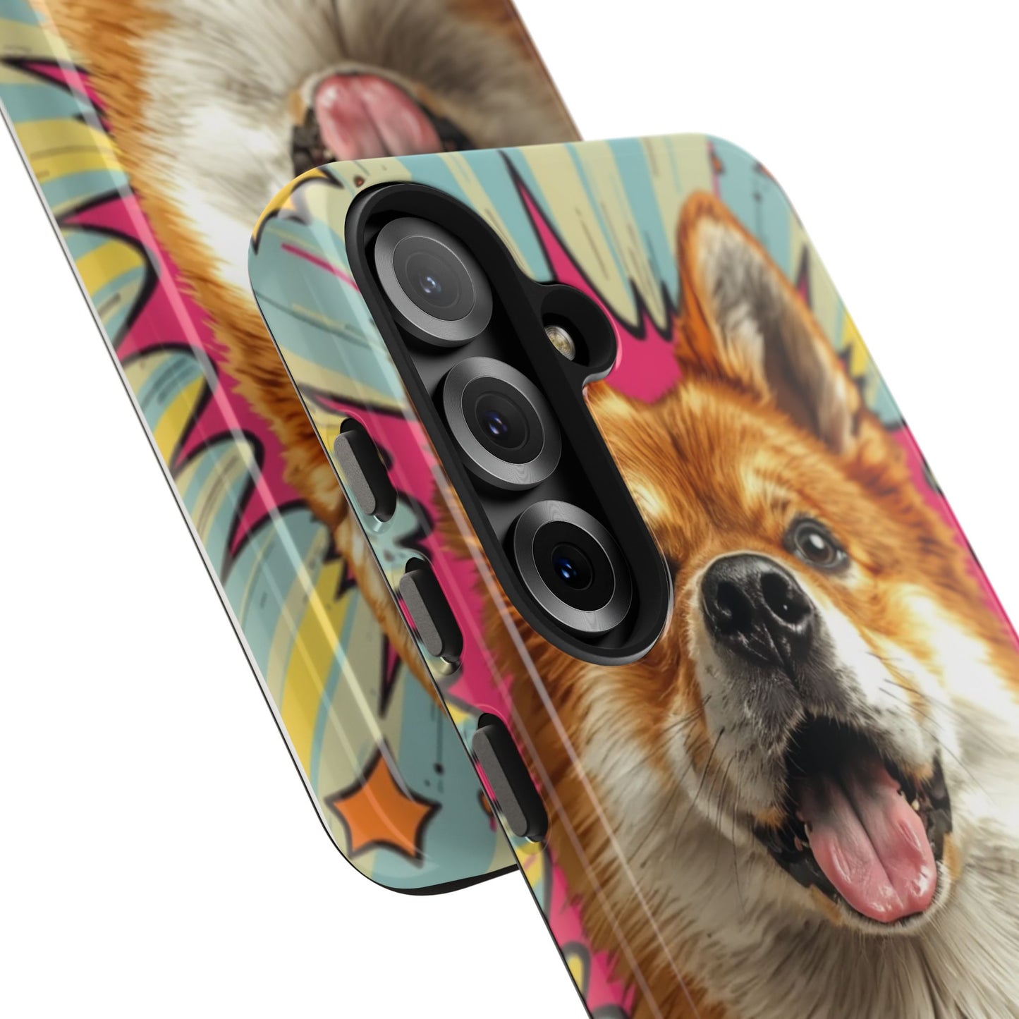 Playful Dog Tough Phone Case - Durable & Stylish Pet Lover Gift