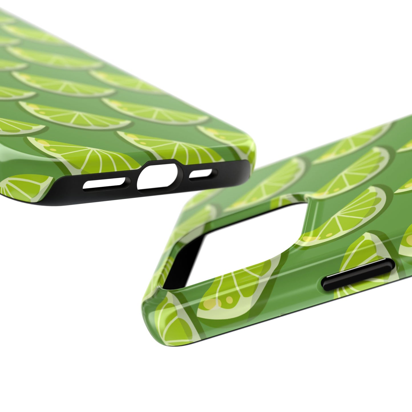 Lime Slice Tough Phone Case - Green Party - for iPhone