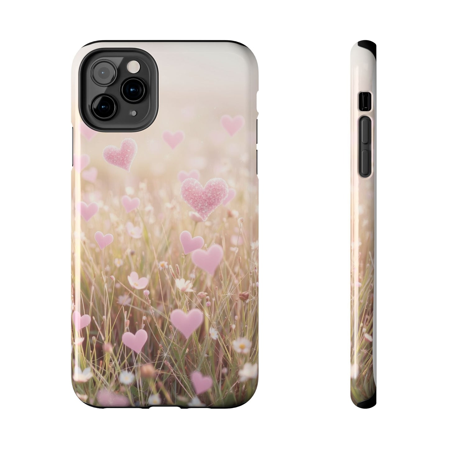 Romantic Hearts Tough Phone Case - Perfect for Lovers and Celebrations