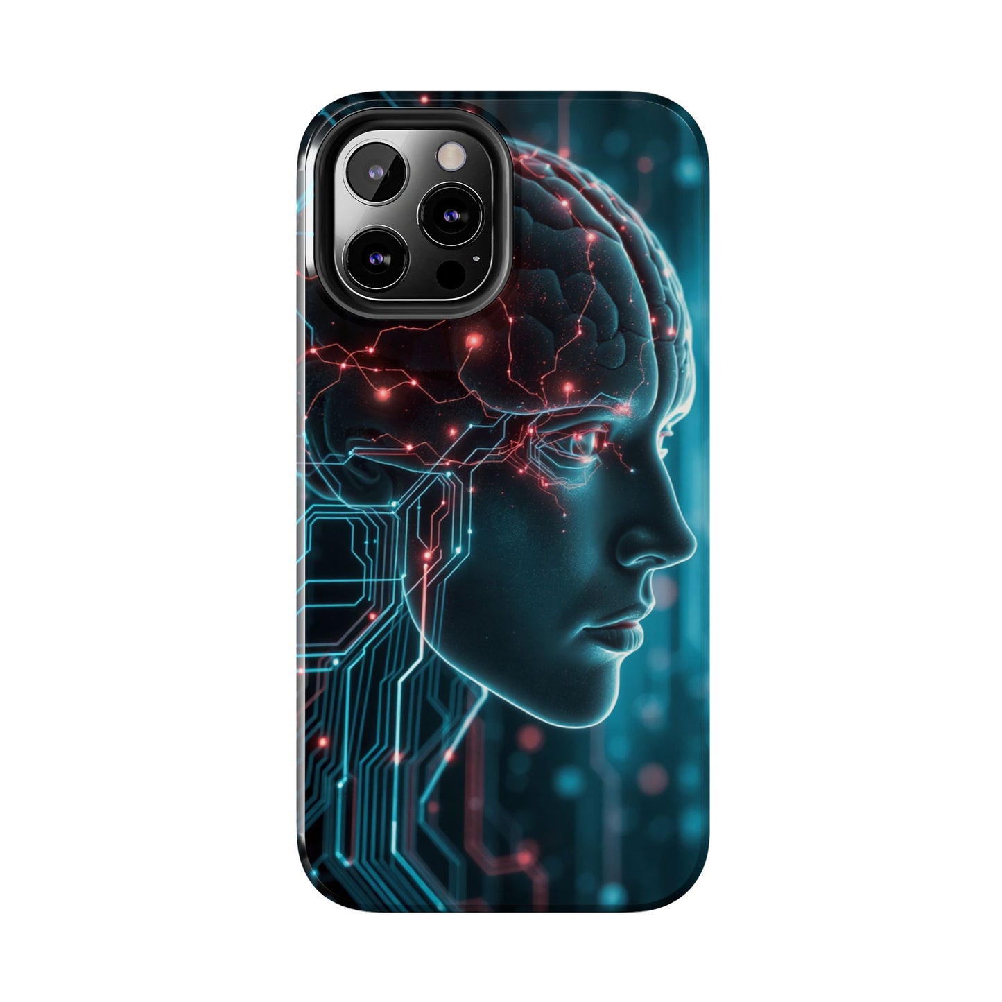 Futuristic Brain Design Tough Phone Case