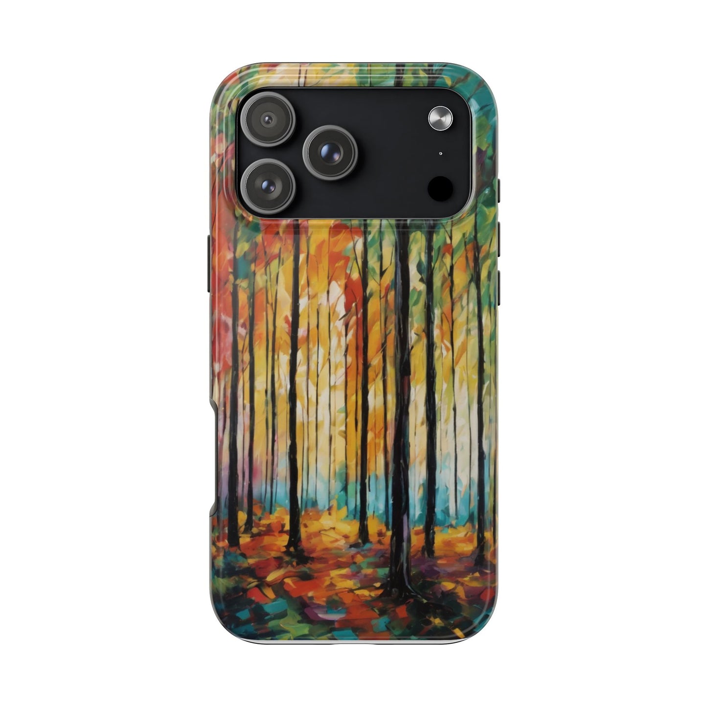 Autumn Forest Tough Phone Case - Colorful Nature Design - for iPhone
