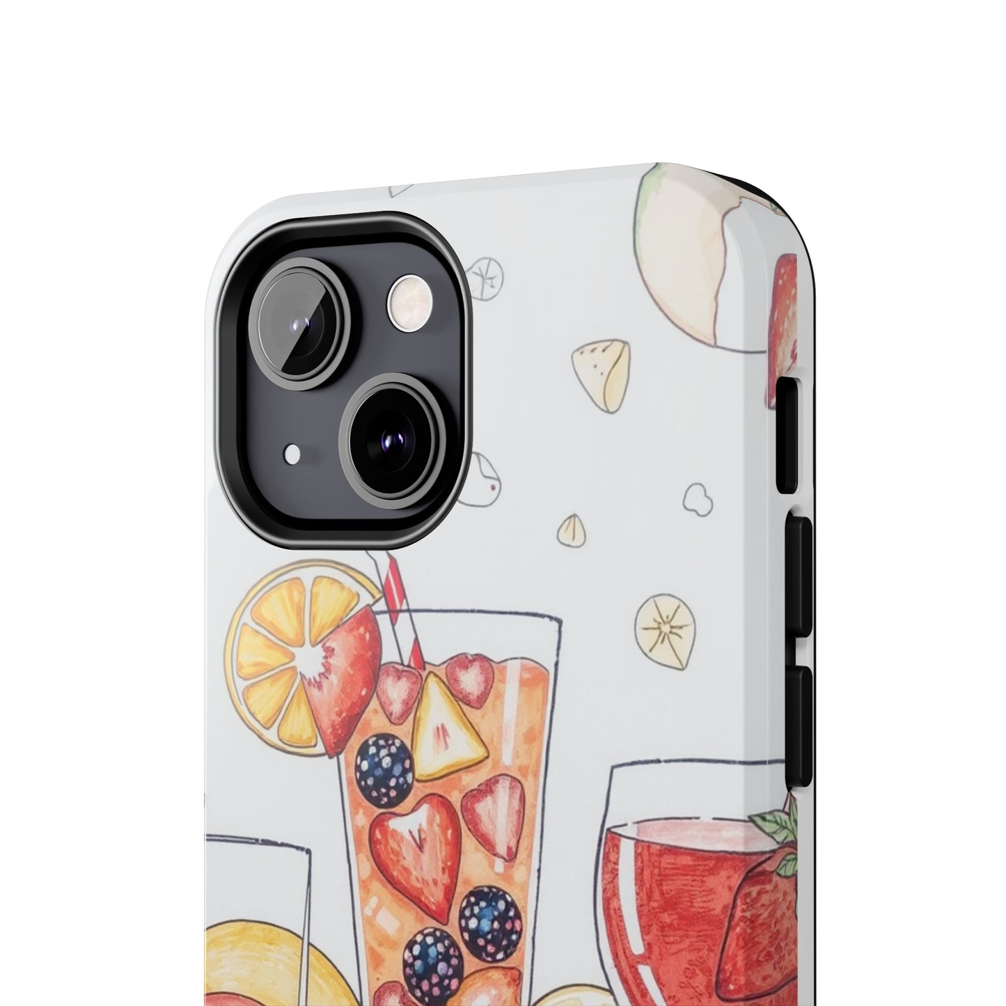 Colorful Fruit Cocktail Tough Phone Case - Perfect for Summer Vibes