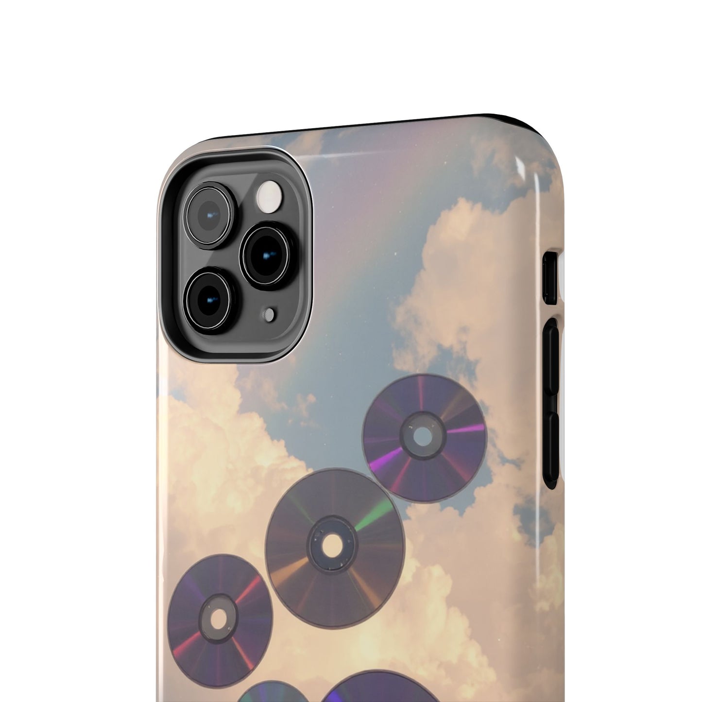 Vibrant Cloud CD Tough Phone Case - Durable and Stylish