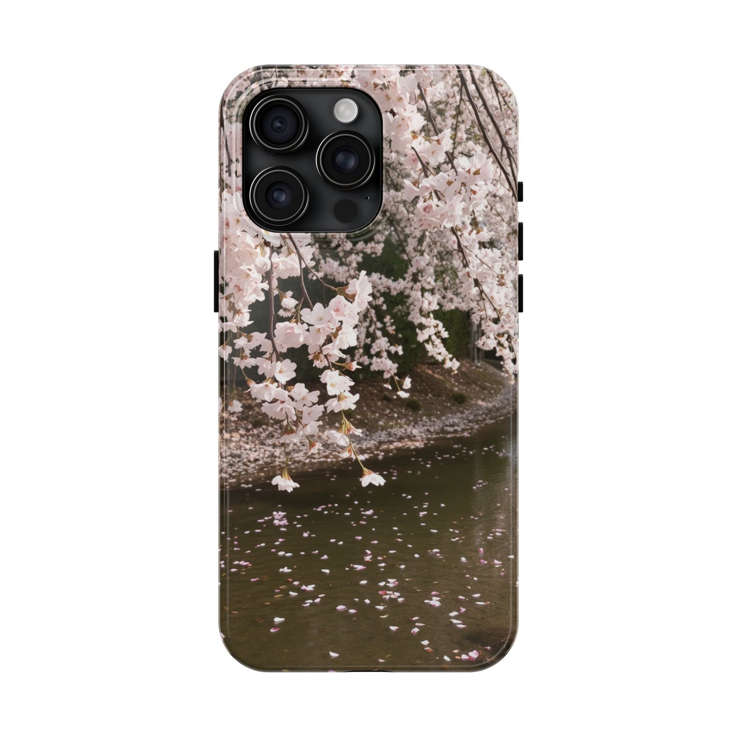 Cherry Blossom Tough Phone Cases - Durable Protection with Floral Serenity