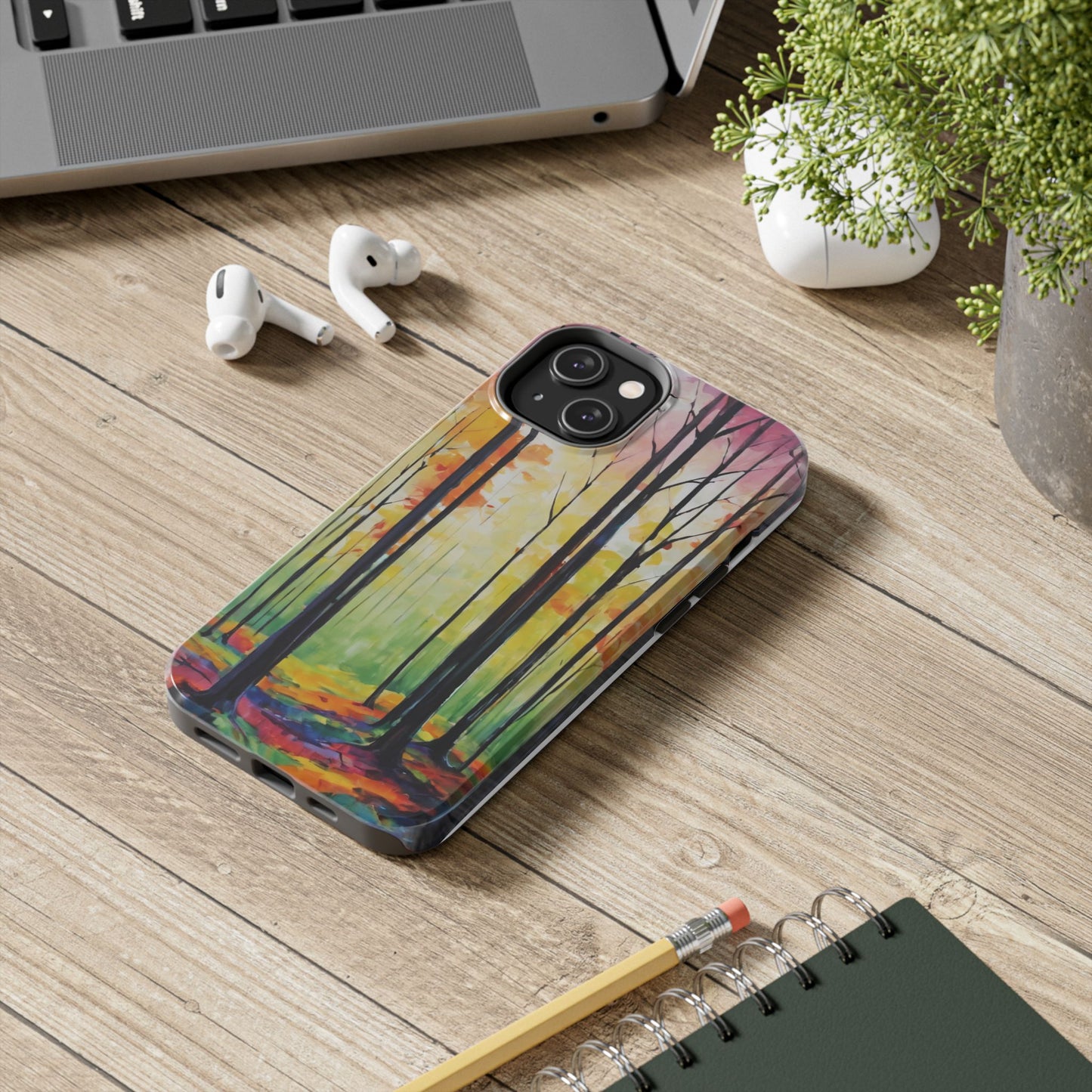 Nature-Inspired Tough Phone Case for Outdoor&Artists Enthusiasts - for iPhone