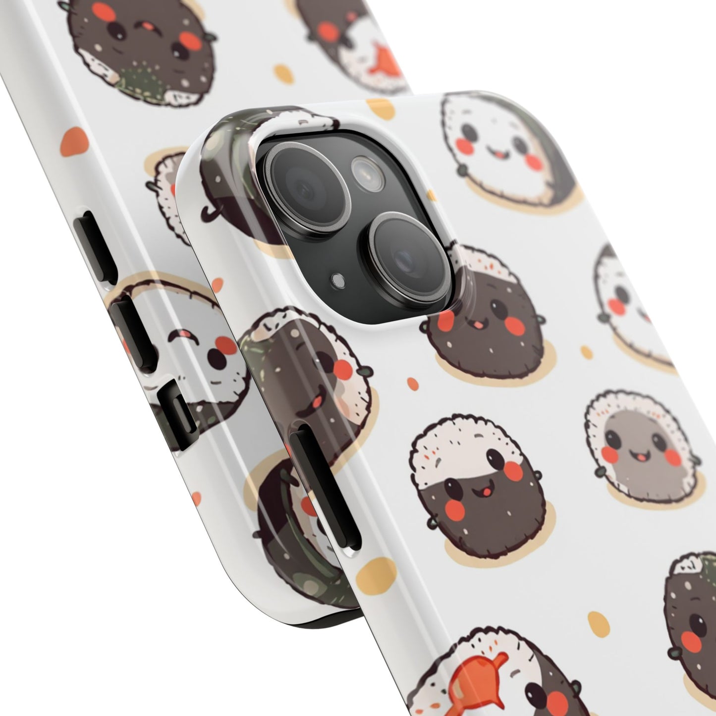 Cute Sushi Tough Phone Case - Kawaii Design for Food Lovers