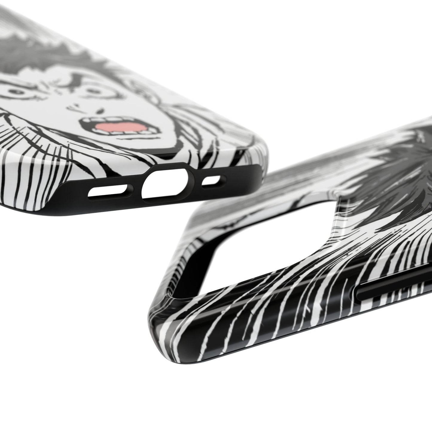 Intense Graphic Phone Case - Tough Design for Anime Fans