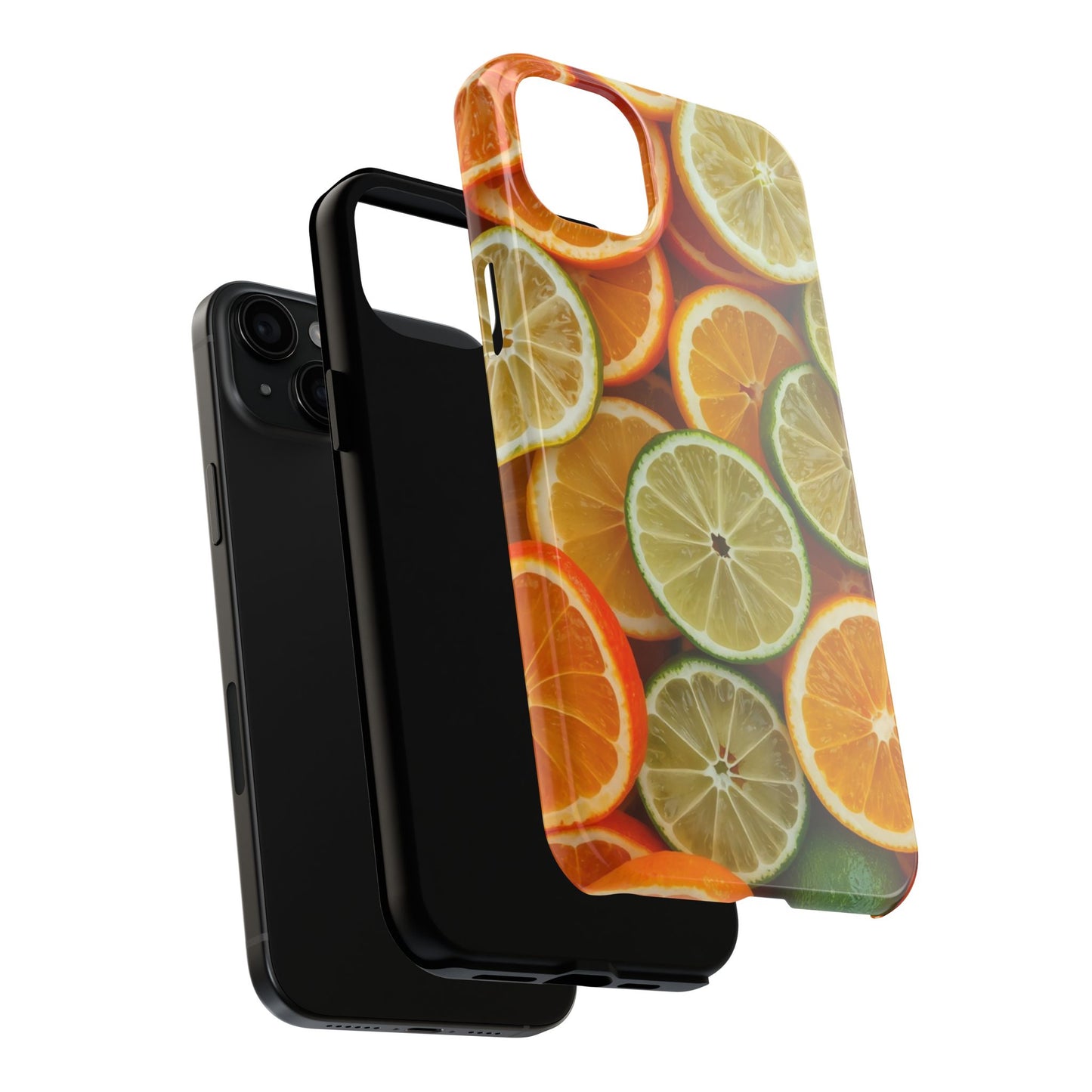 Citrus Slice Tough Phone Case – Vibrant Fruit Design for Summer Fun