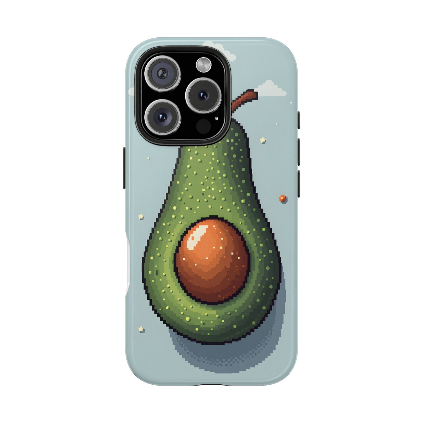 Pixel Avocado Tough Phone Case - Perfect for Foodies & Nature Lovers - for iPhone