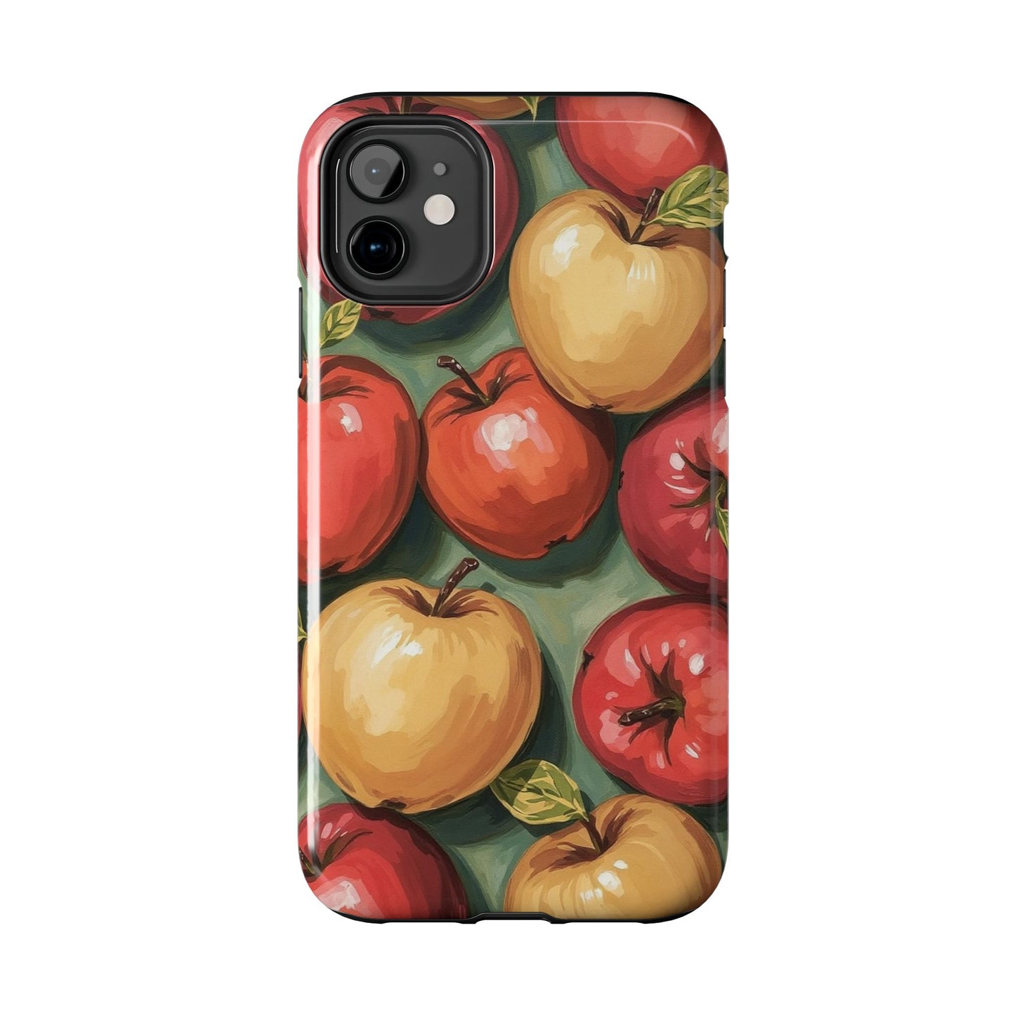 Colorful Painted Apples Art Tough Phone Case - Durable & Stylish Protection - for iPhone