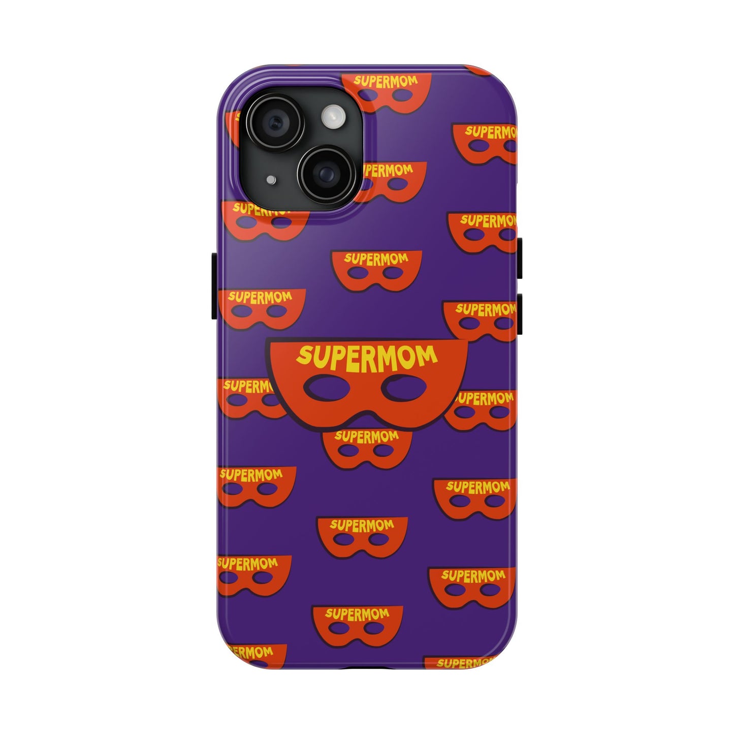 Supermom Tough Phone Case - Durable Protection with Fun Design - for iPhone