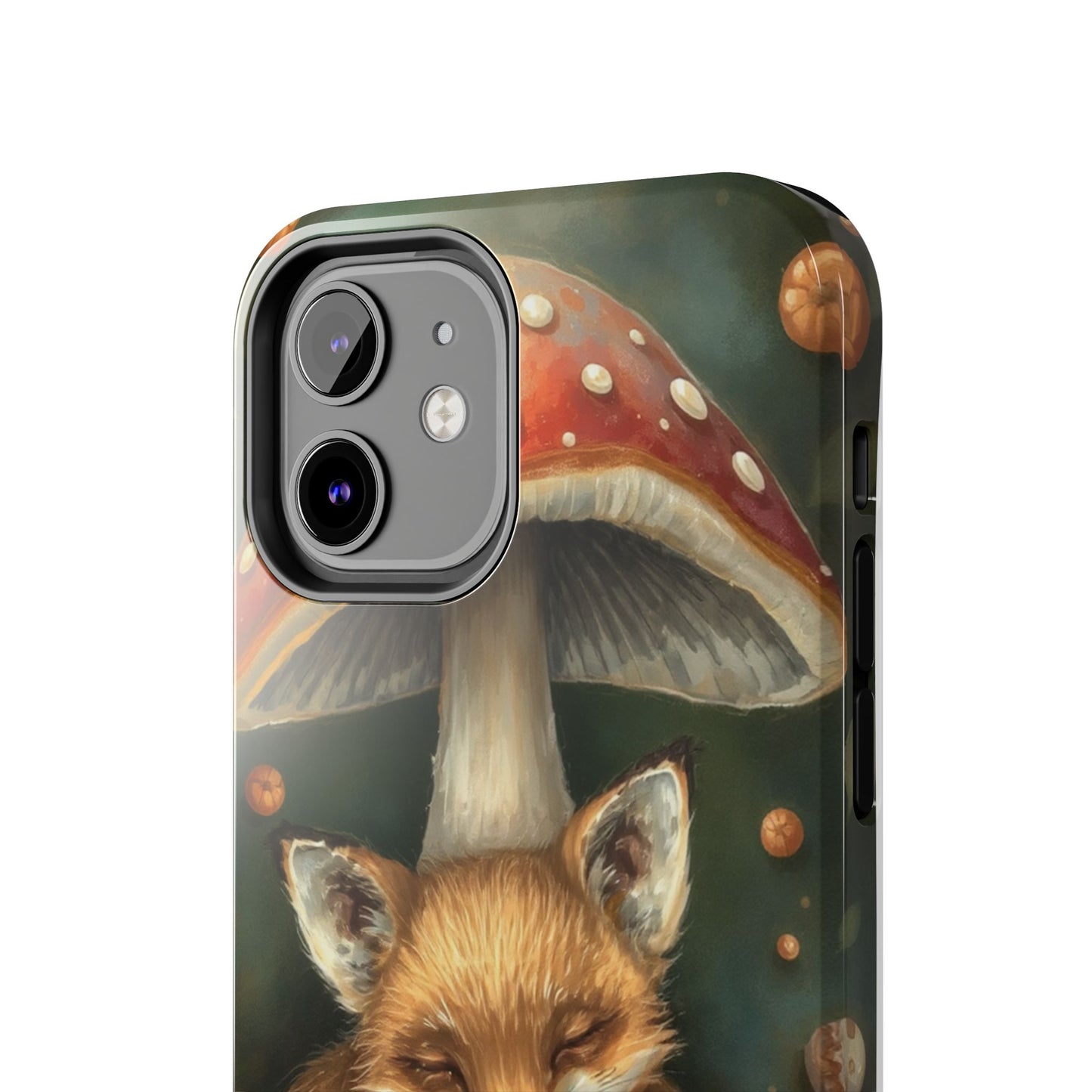 Cute Fox & Mushroom Phone Case - Tough Protective Cover