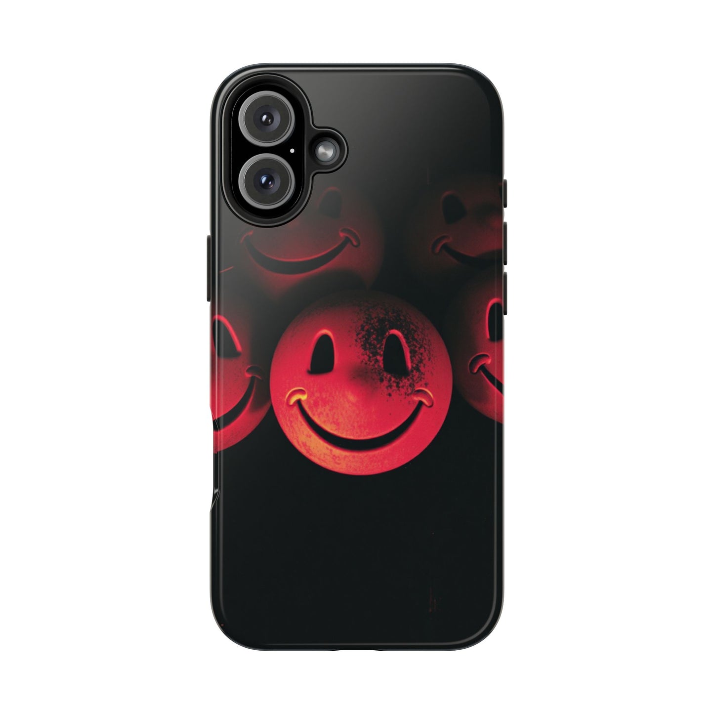 Smiley Face Tough Phone Case - Durable Protection with Fun Design