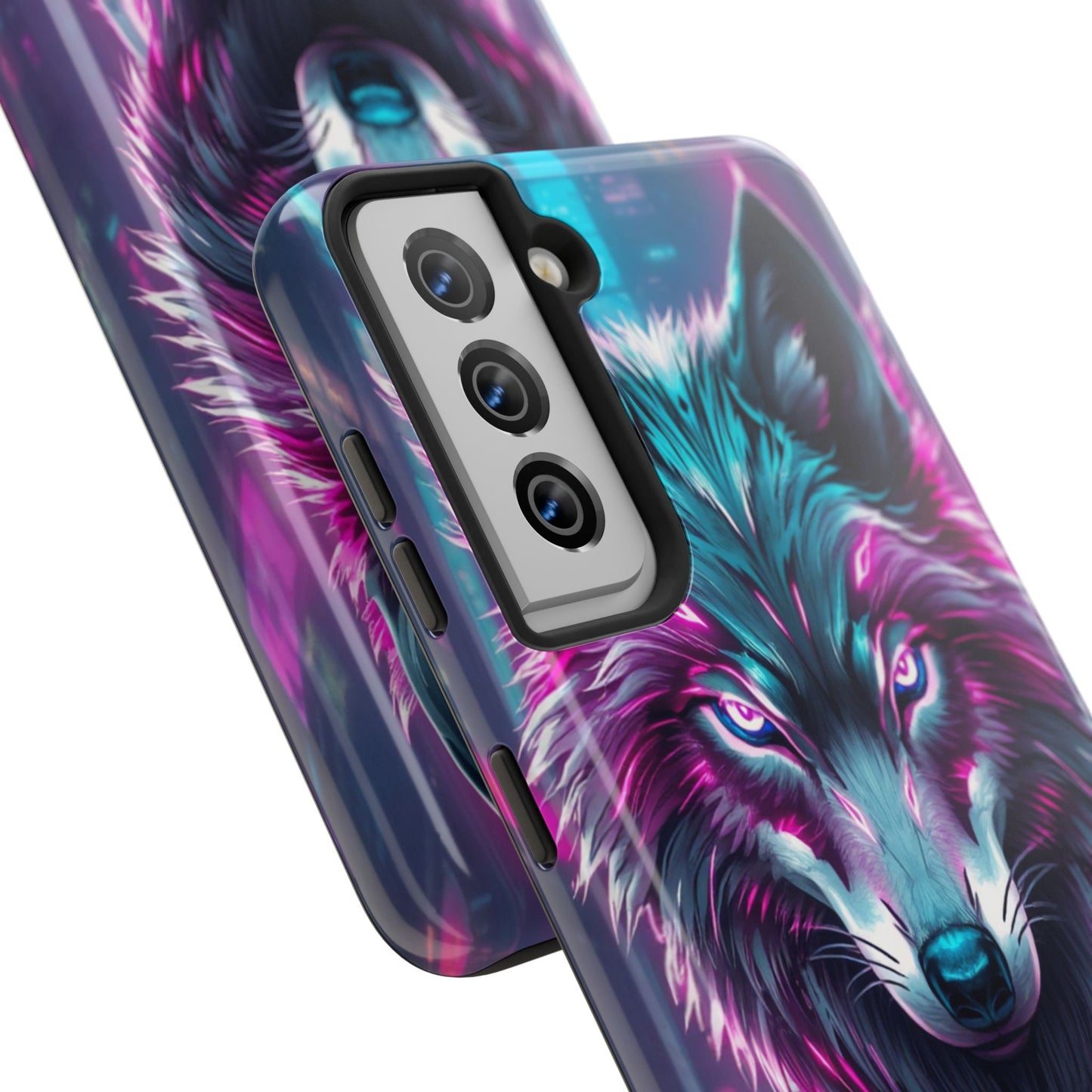 Fierce Wolf Phone Case - Tough & Vibrant Design for Animal Lovers