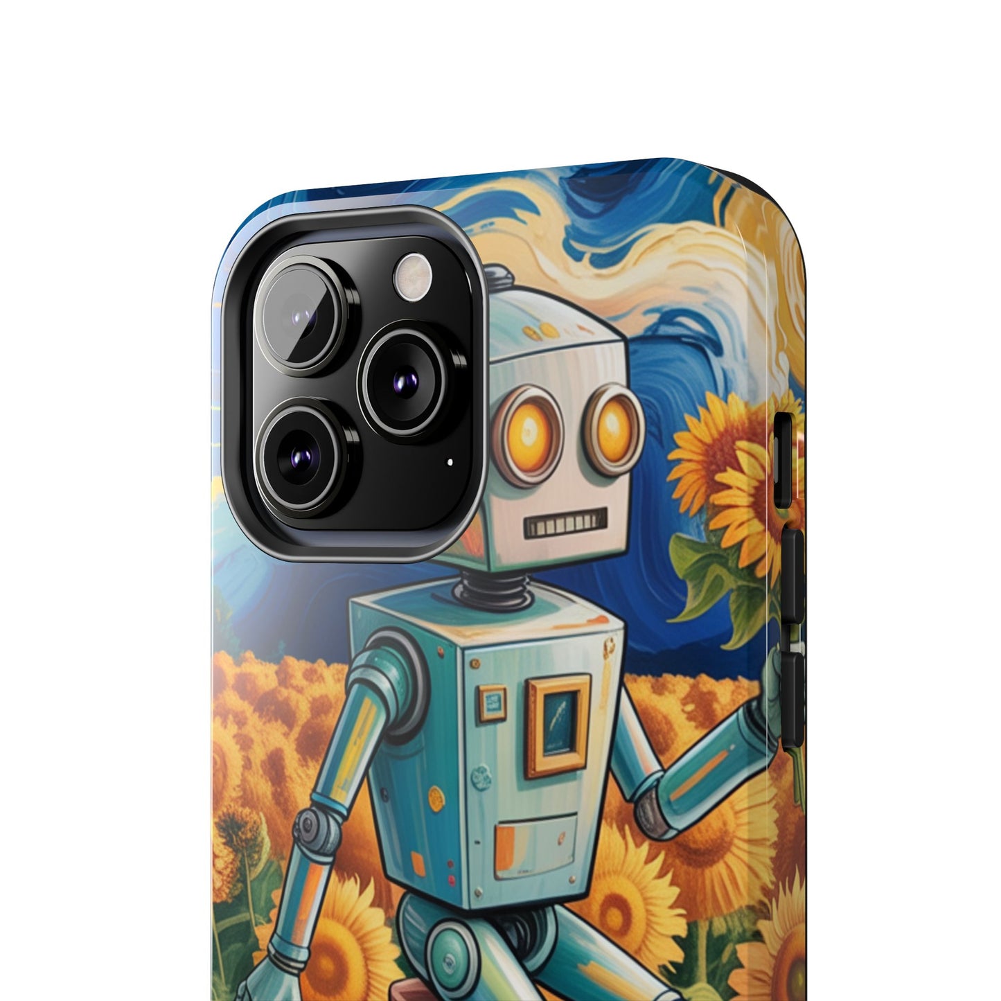 Robot Cycle Tough Phone Case - Durable & Unique Design