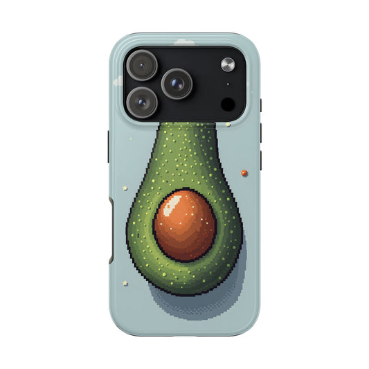 Pixel Avocado Tough Phone Case - Perfect for Foodies & Nature Lovers - for iPhone