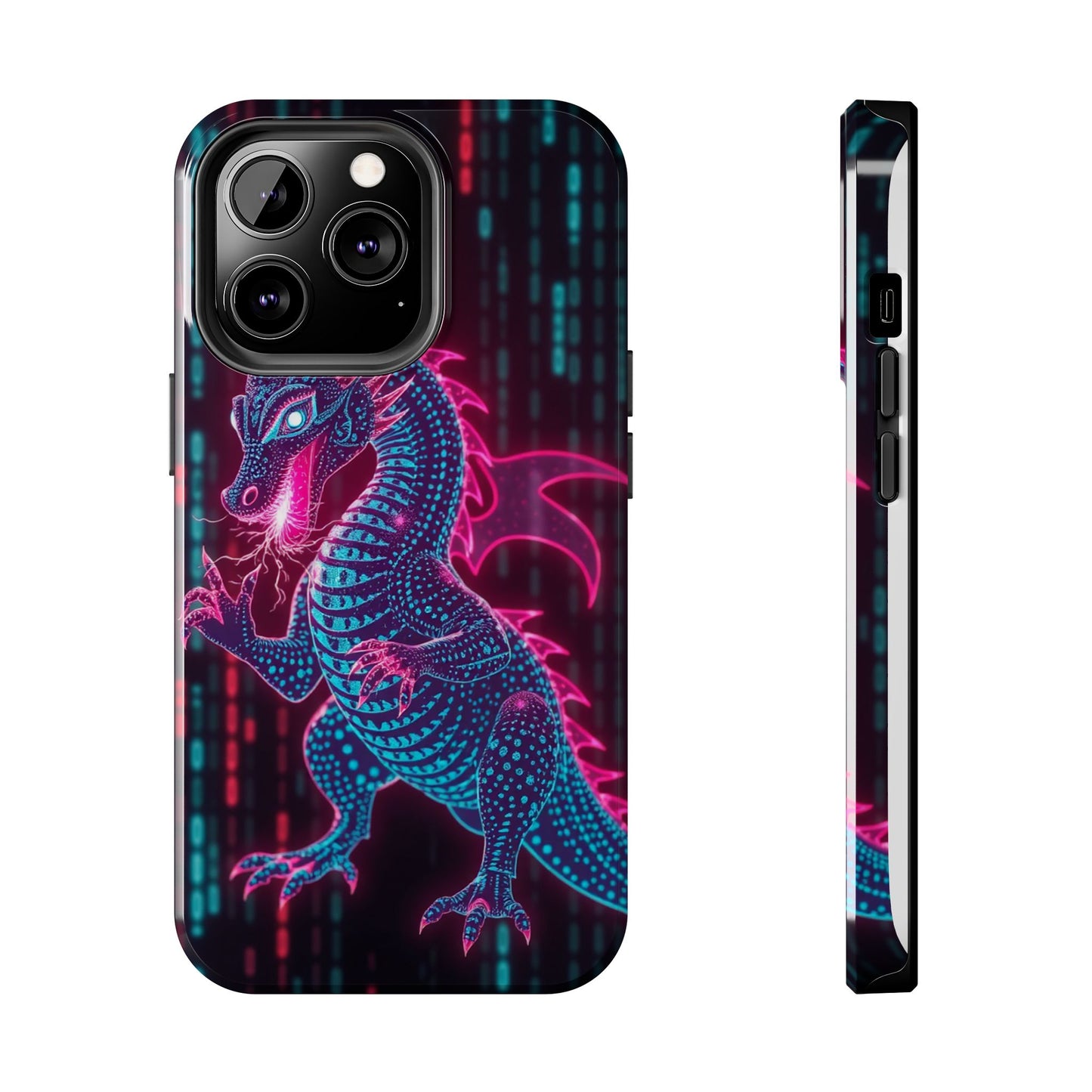 Electrifying Dragon Phone Case - Tough, Stylish Protection for Fantasy Lovers