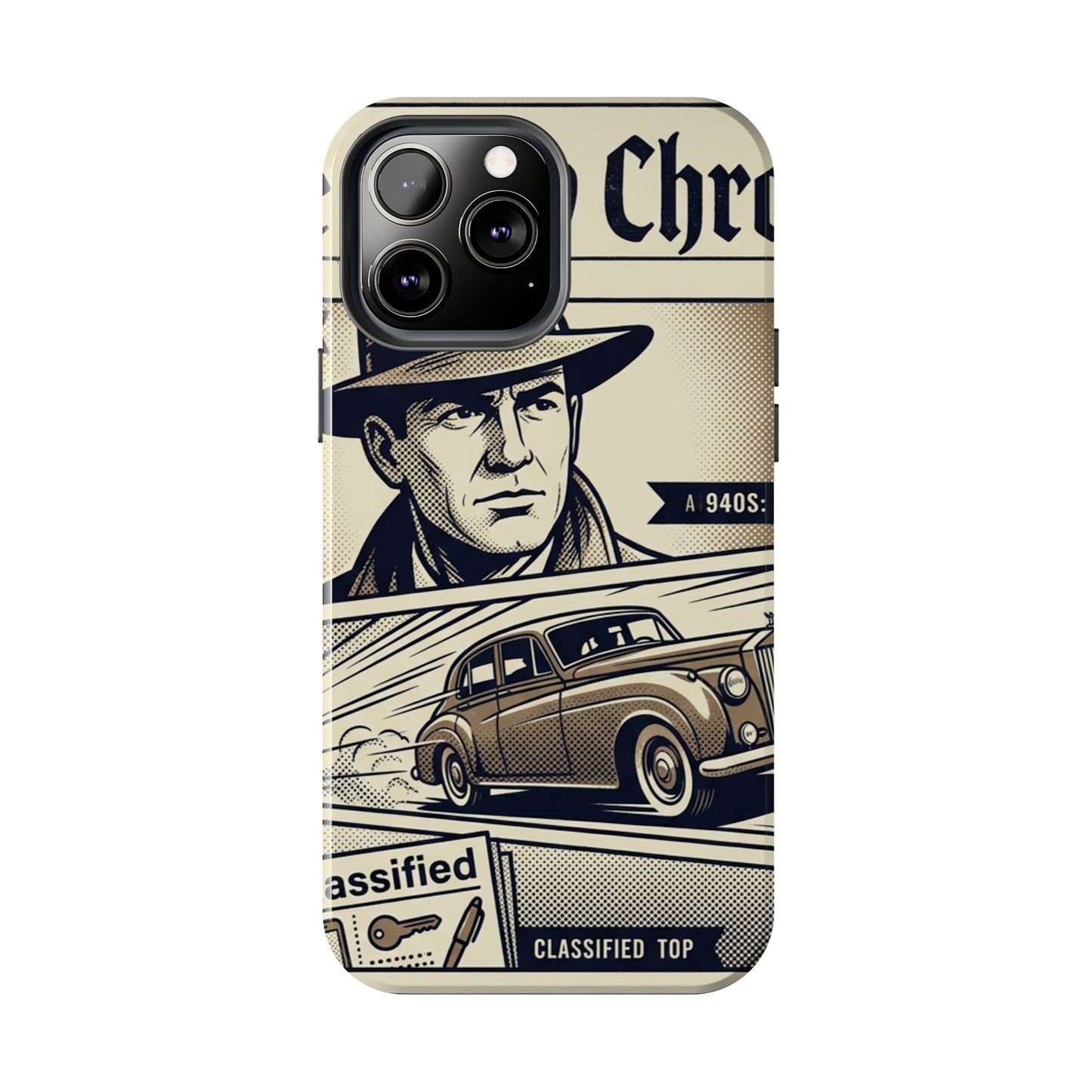Old Newspaper Tough Phone Case