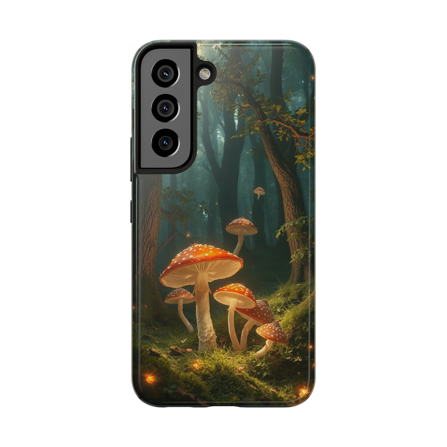 Whimsical Mushroom Tough Phone Case - Forest Fantasy Design