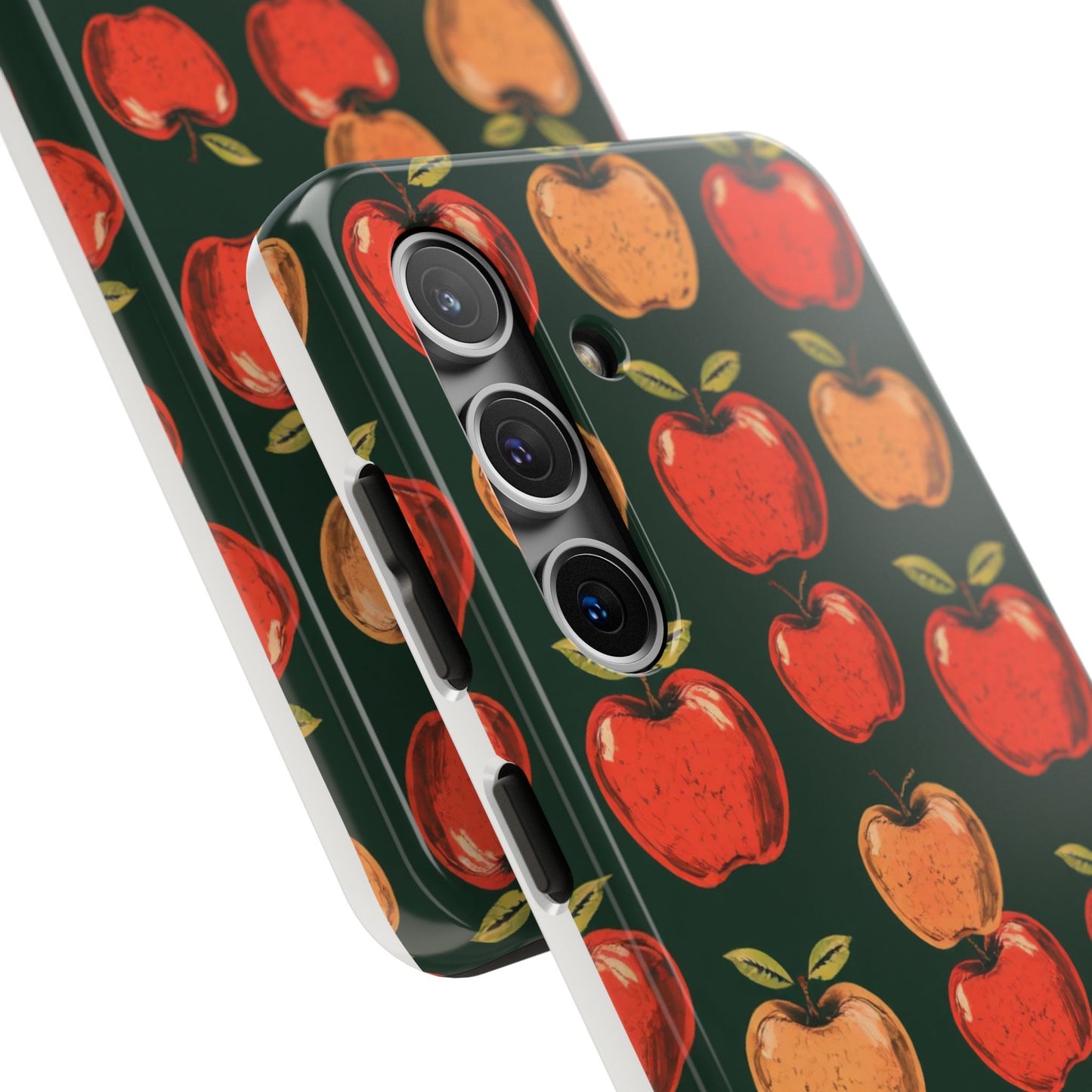 Apple Retro Pattern Tough Phone Case - Durable, Stylish, and Protective for Everyday Use - for iPhone