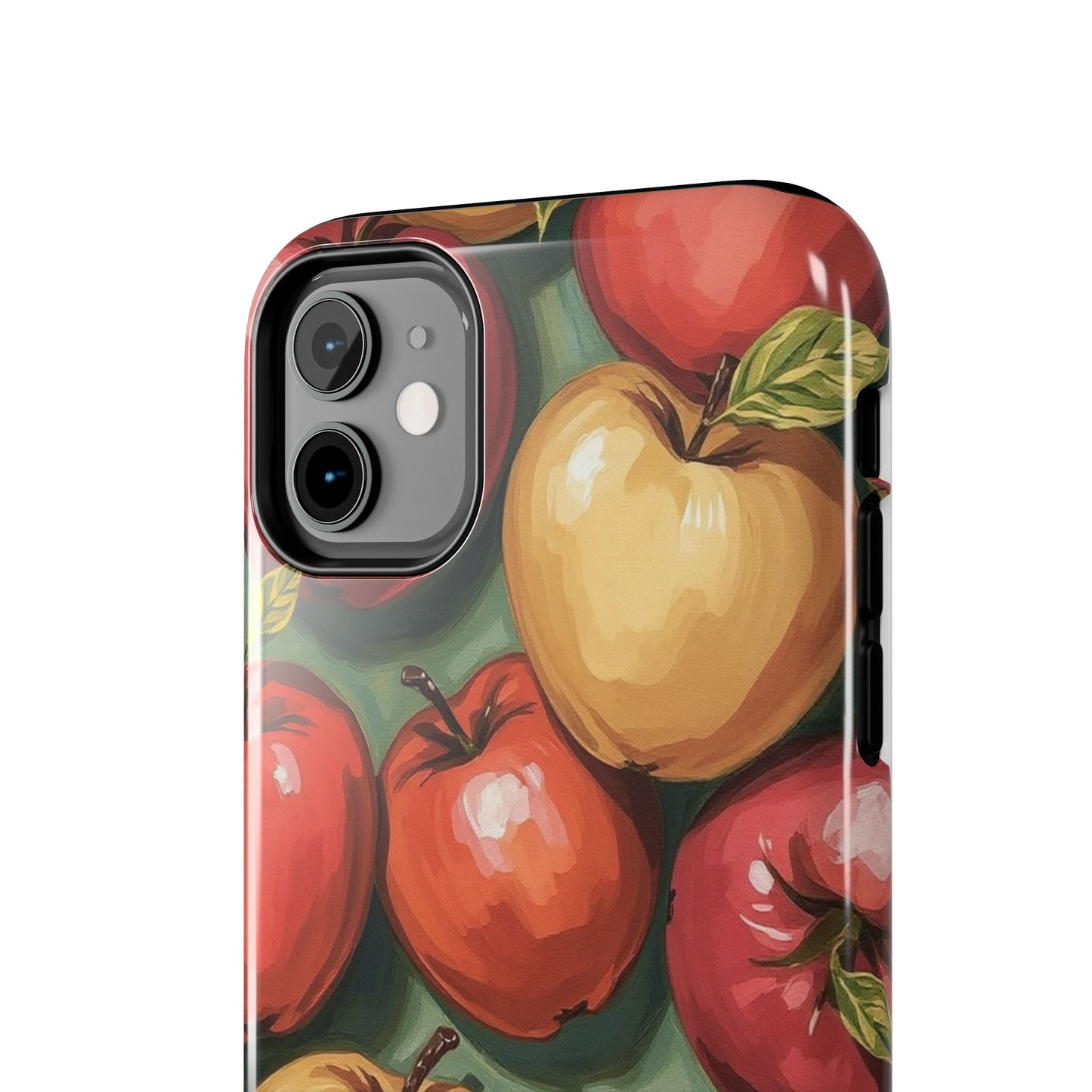Colorful Painted Apples Art Tough Phone Case - Durable & Stylish Protection - for iPhone