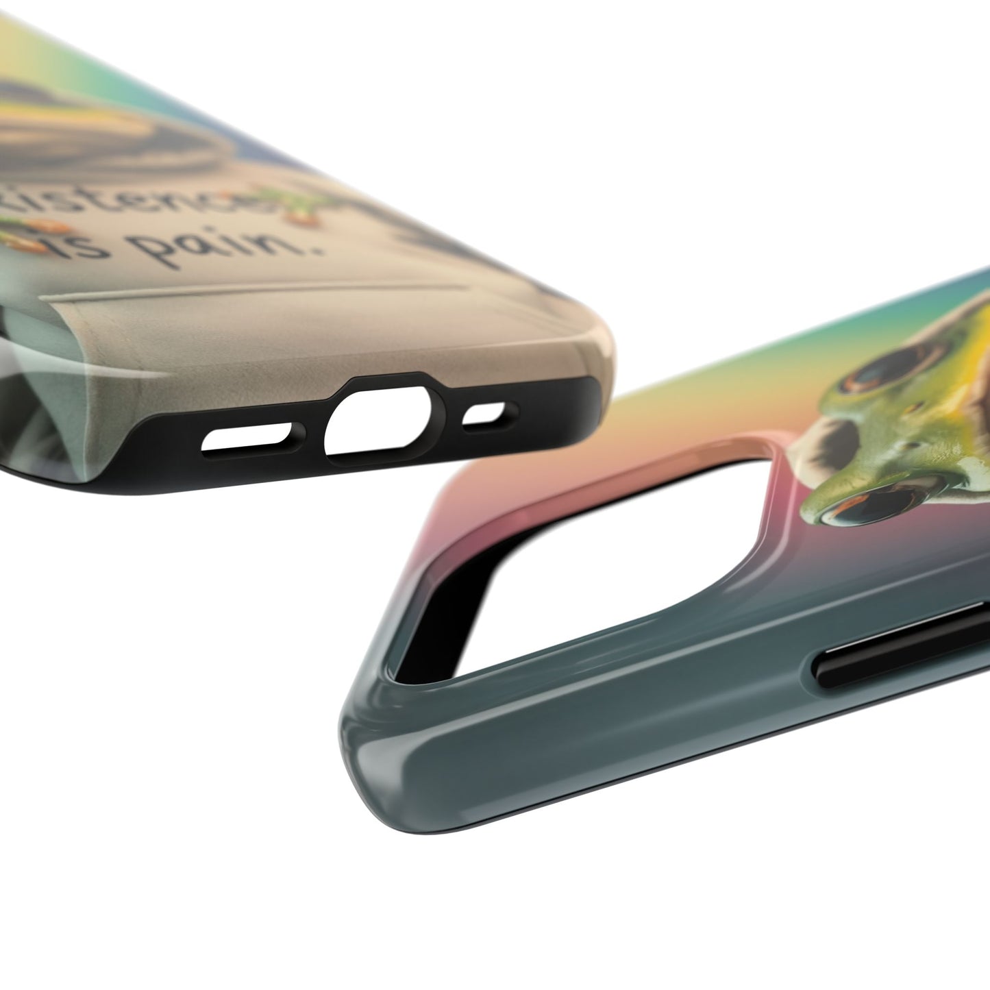 Existence is Pain Frog Phone Case - Tough & Stylish