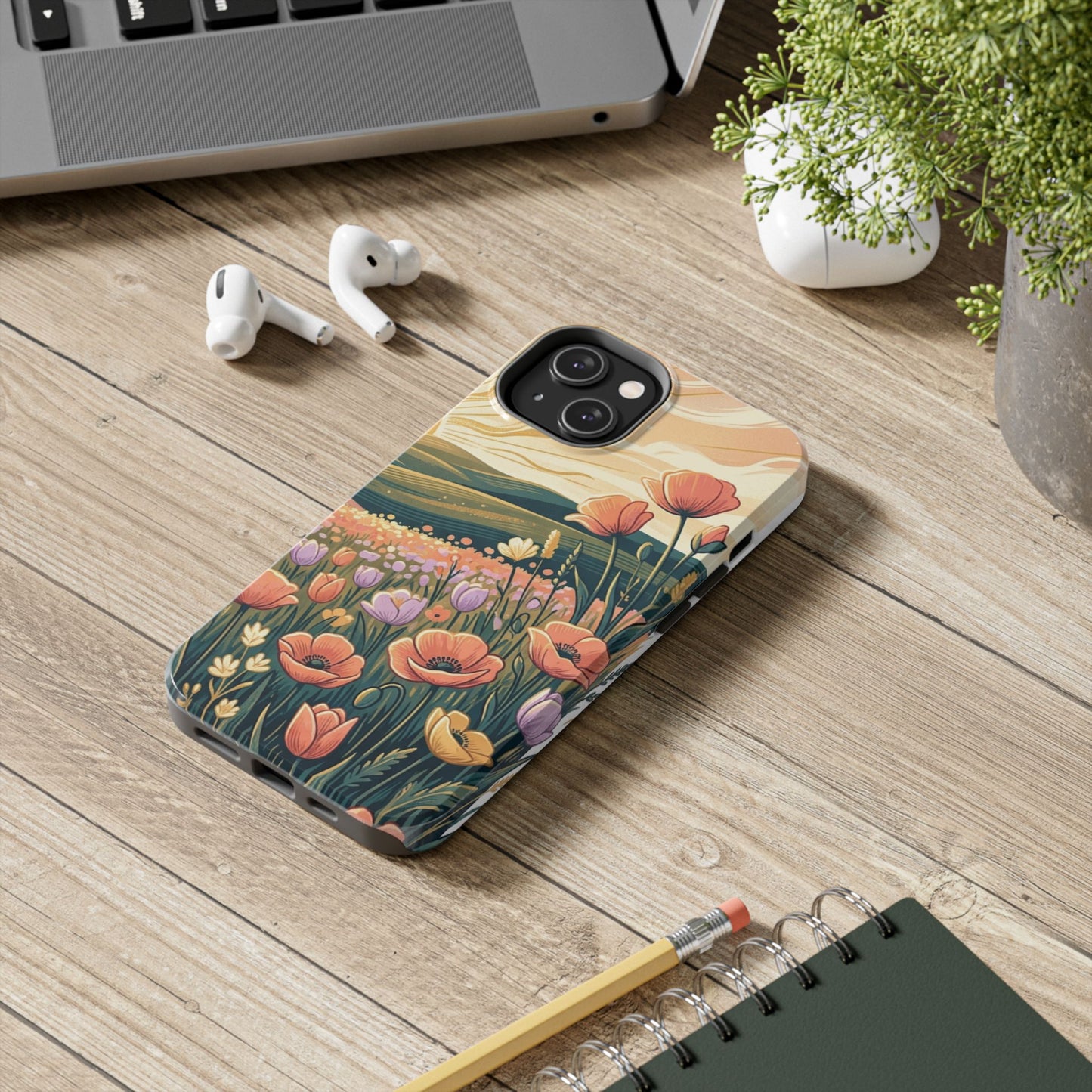 Floral Sunrise iPhone Case — Land of Flowers Design