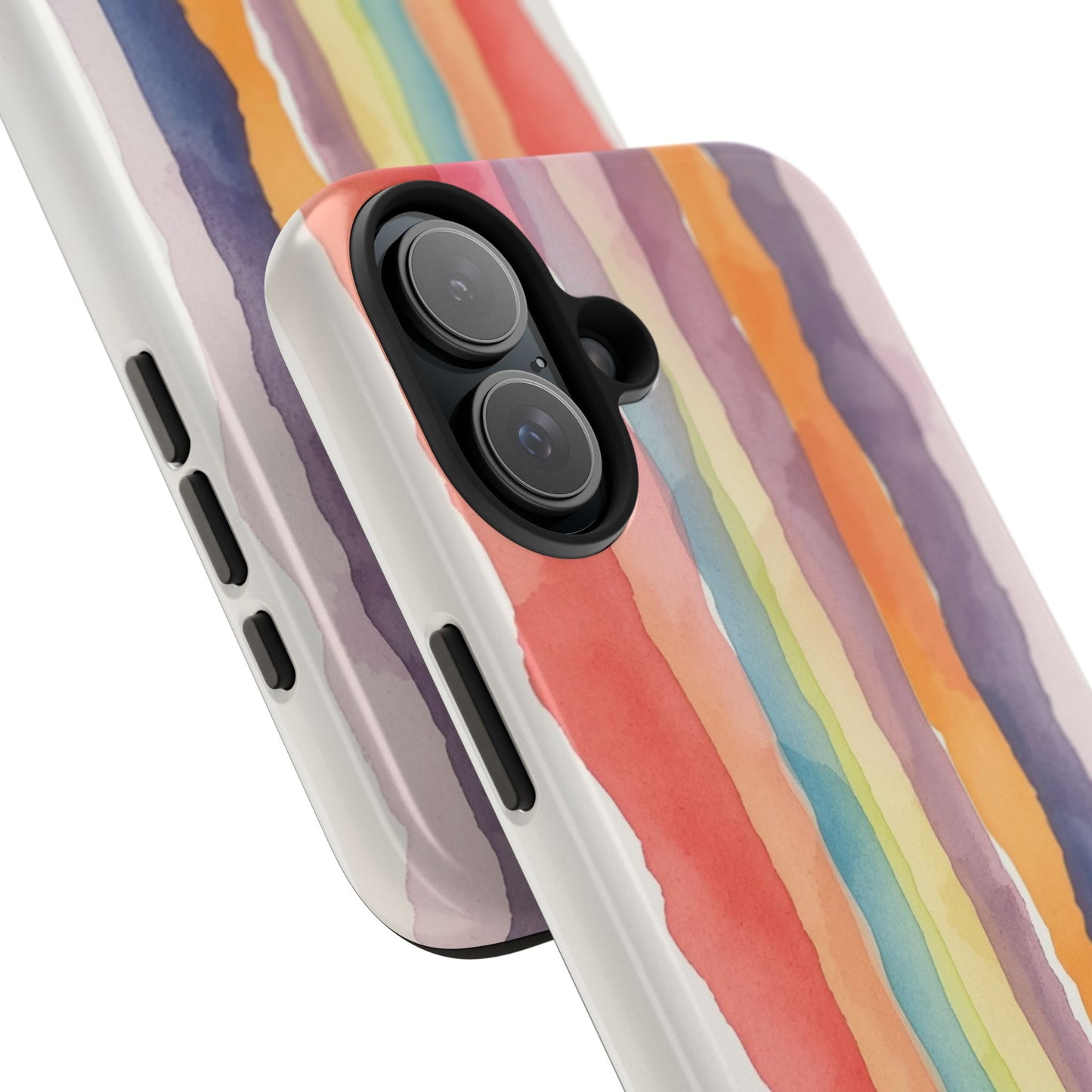 Colorful Watercolor Tough Phone Case - Stylish and Durable Cover for Creative Souls