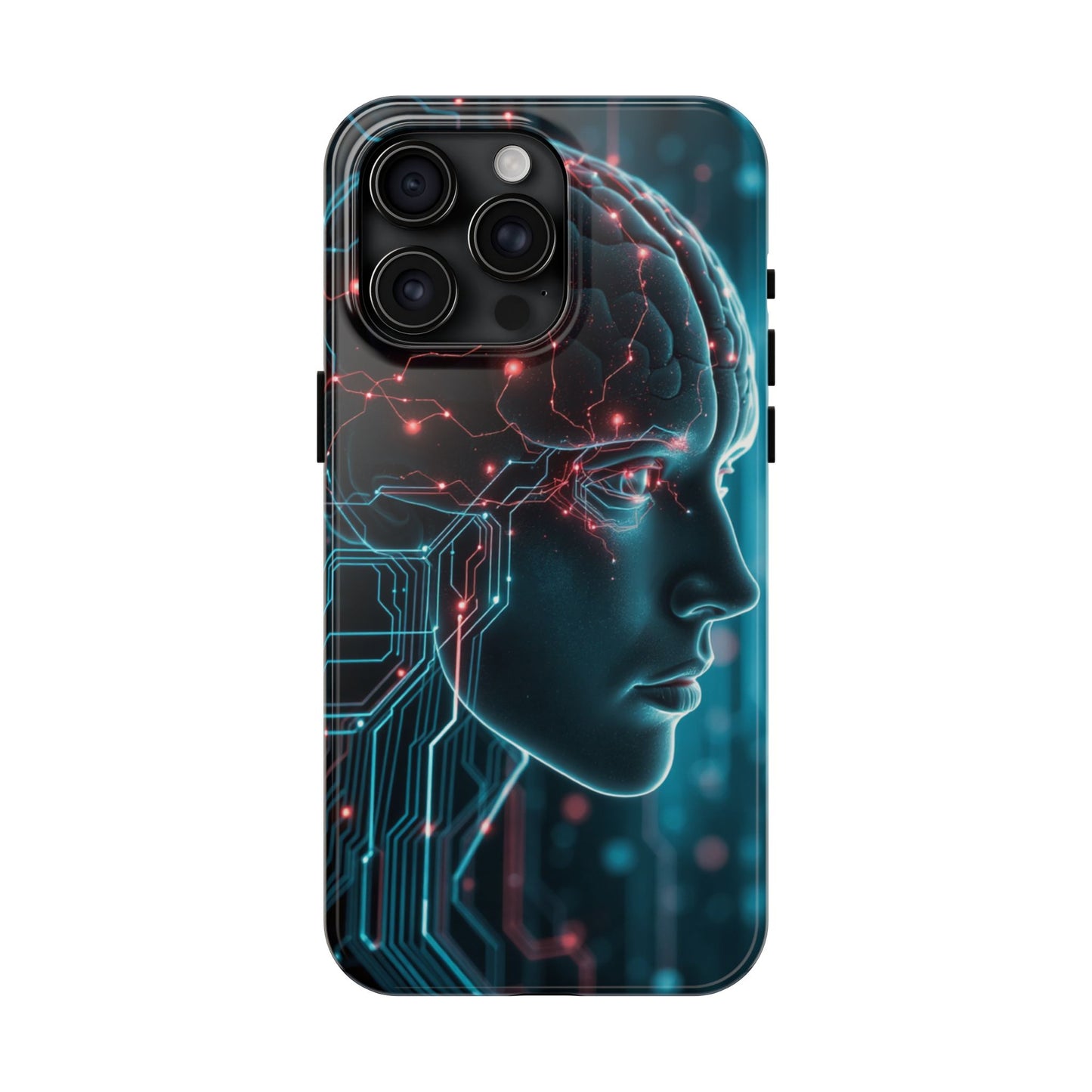 Futuristic Brain Design Tough Phone Case