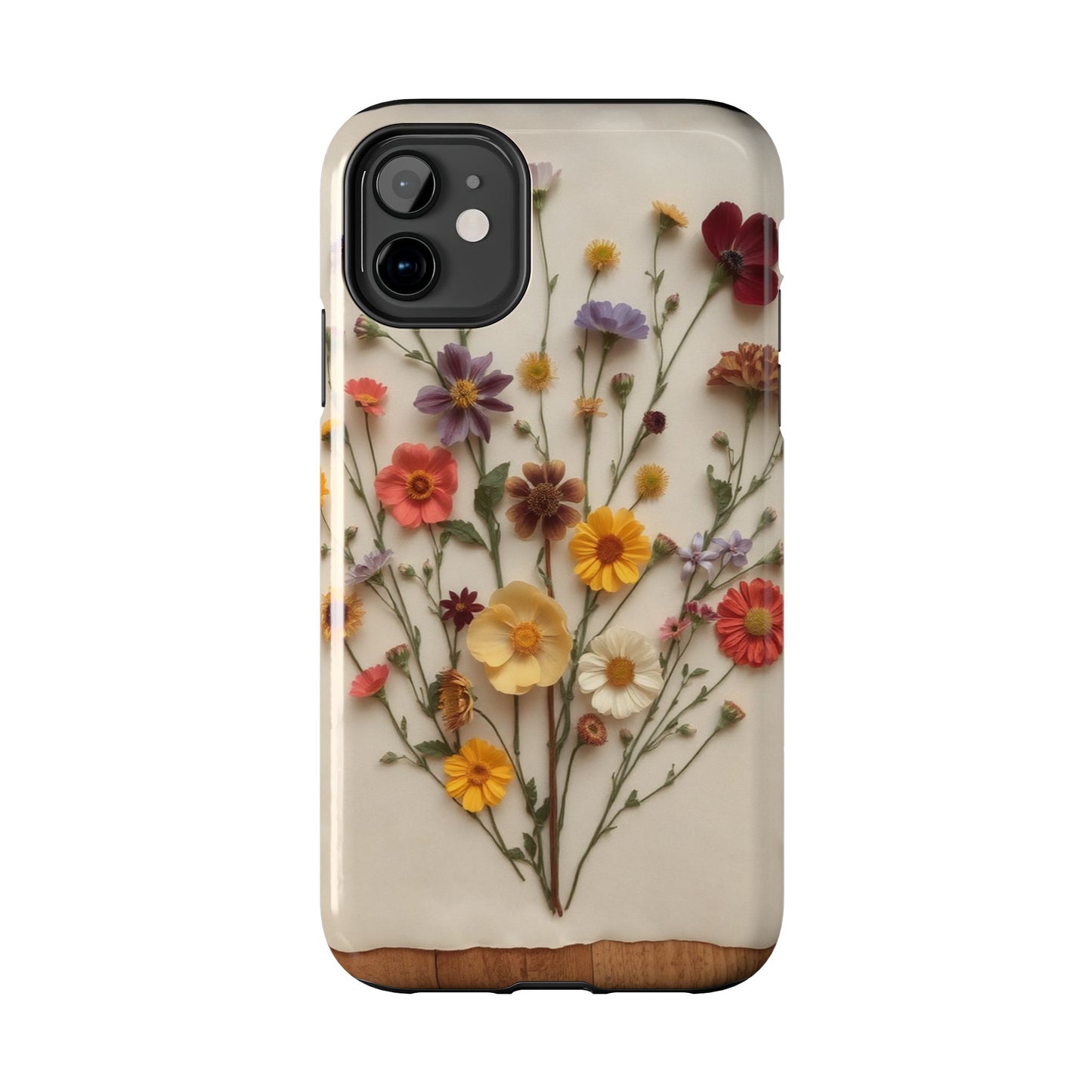 Floral Tough Phone Case - Durable Protection with Nature-Inspired Design